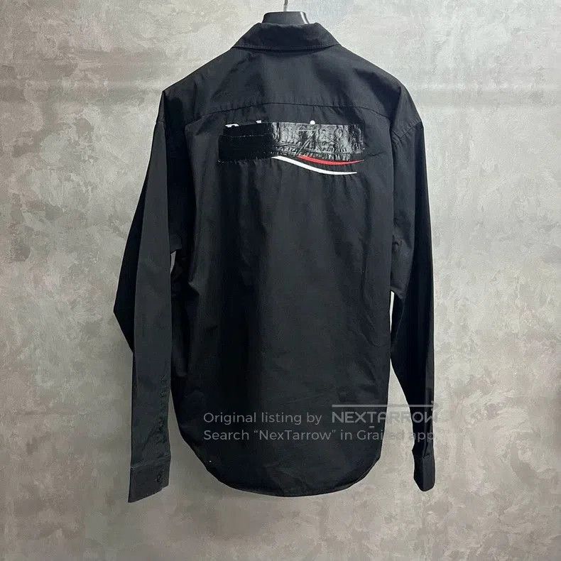 Balenciaga Balenciaga Black Tape Coke Print Logo Shirt. Size US M / EU 48-50 / 2 - 2 Thumbnail