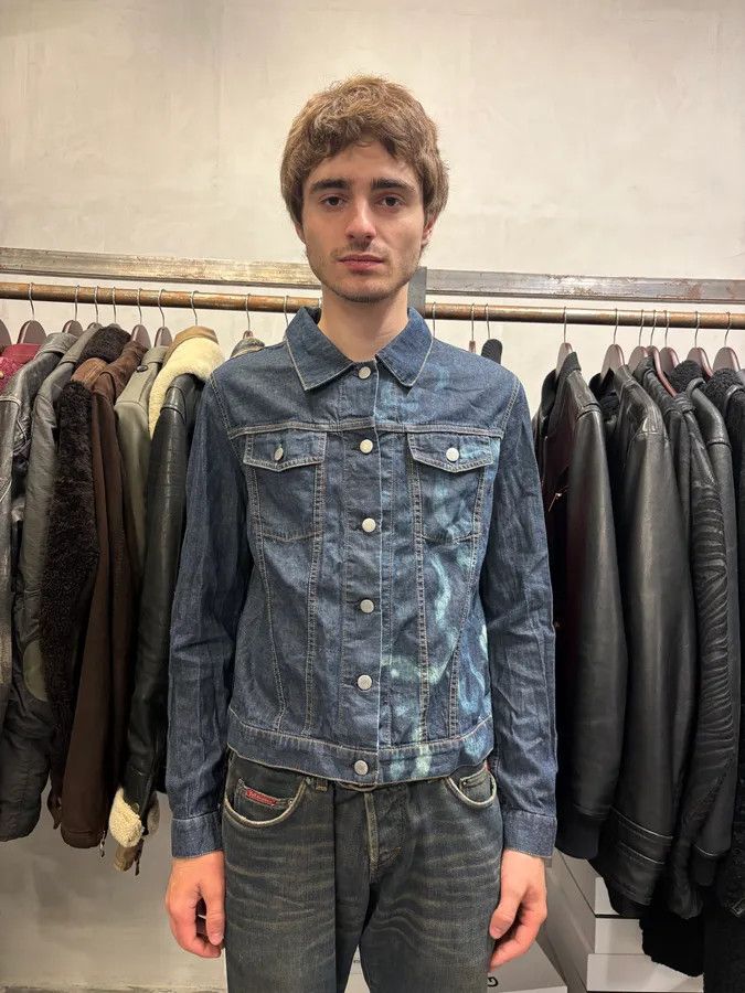Helmut Lang × Vintage 1999 Helmut Lang Psycho Brut Denim Jacket Size US S / EU 44-46 / 1 - 5 Thumbnail