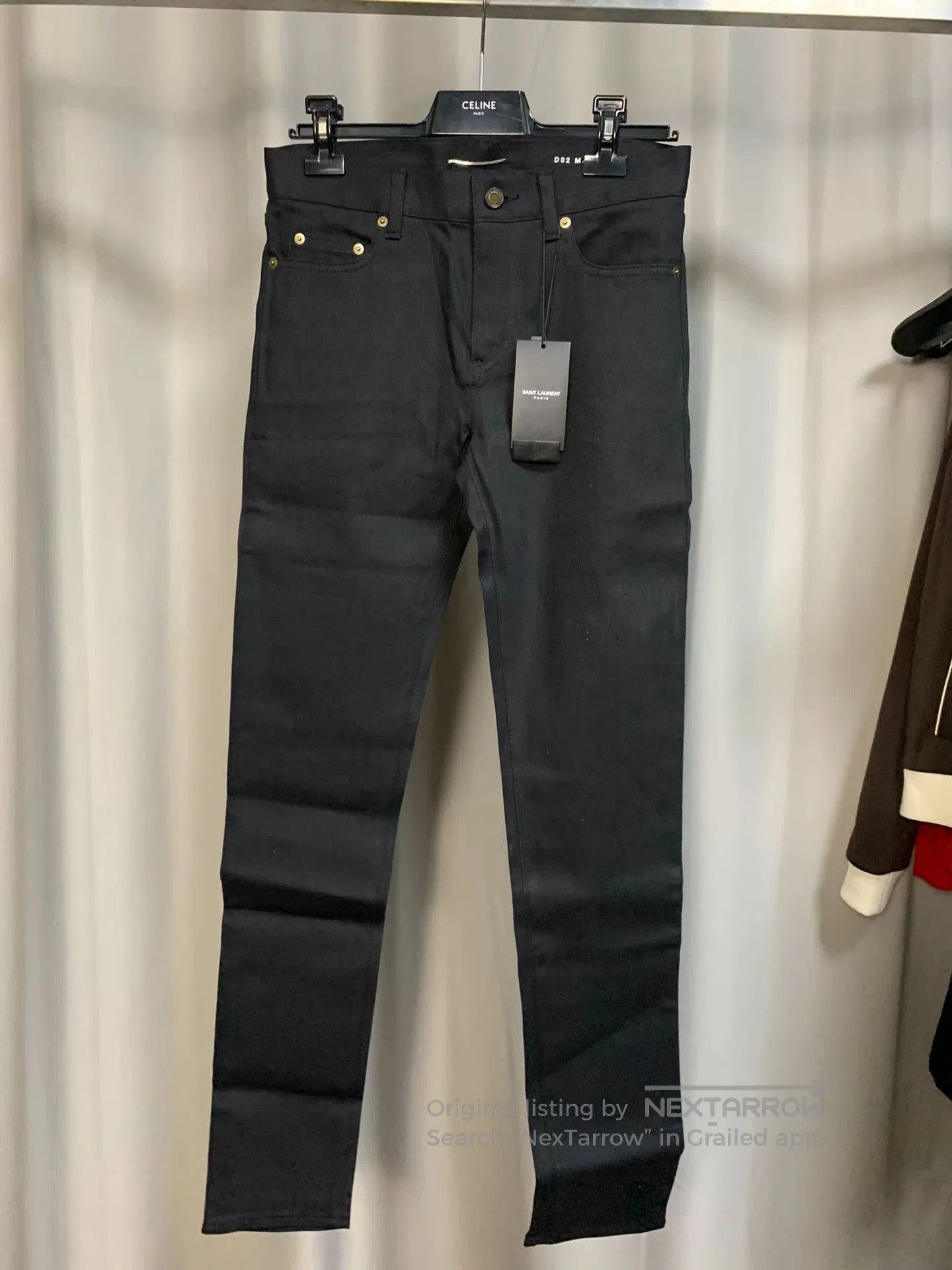 Saint Laurent Paris Saint Laurent 2016FW Black Jeans D02. Size US 29 - 1 Thumbnail