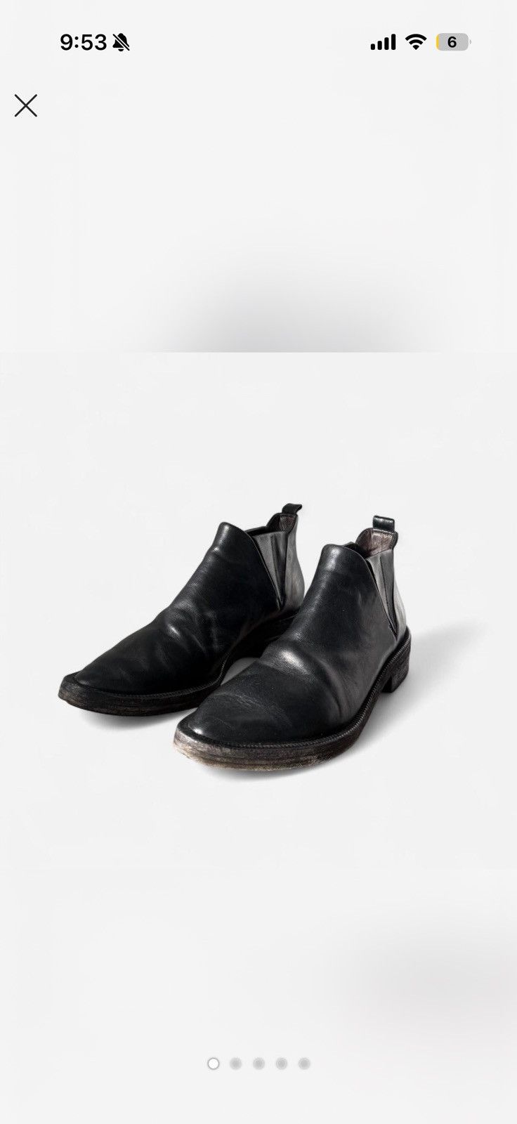 Marsell Marsèll black leather Chelsea boots Size US 7 / IT 37 - 4 Thumbnail