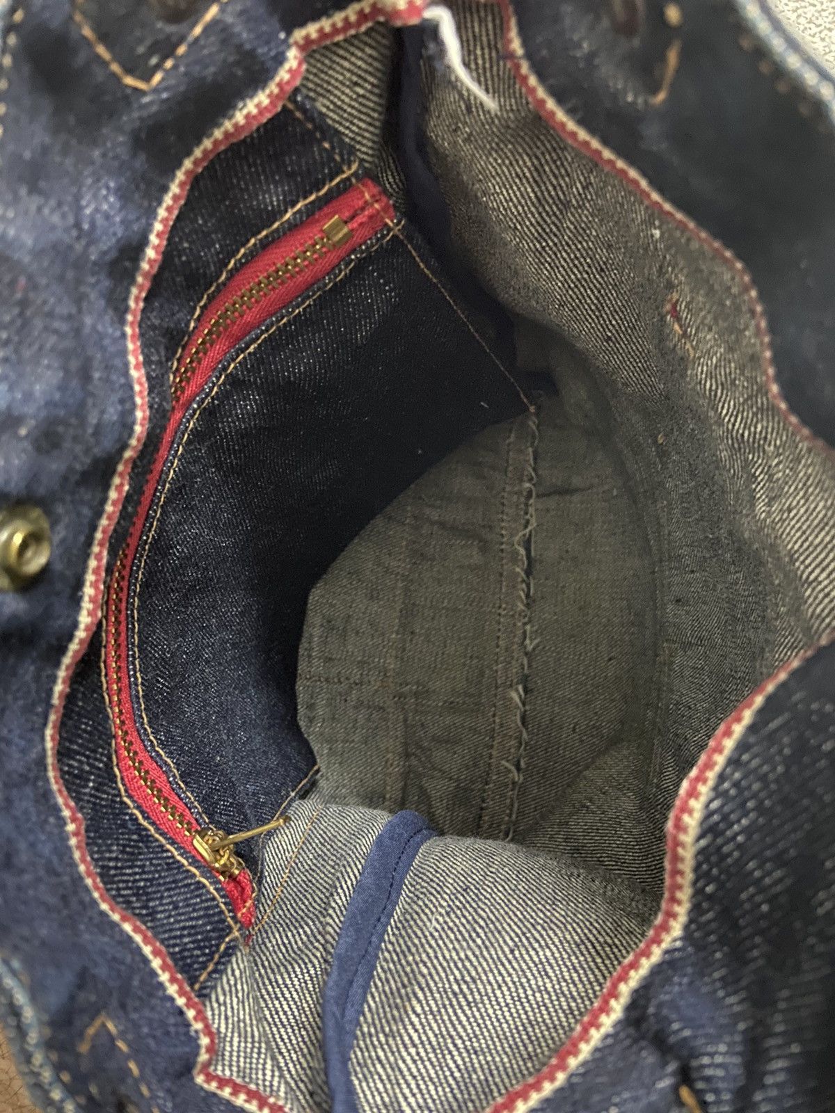 Chevignon × Indigo Chevignon Girl Selvedge Denim Sling Bag Size ONE SIZE - 8 Thumbnail