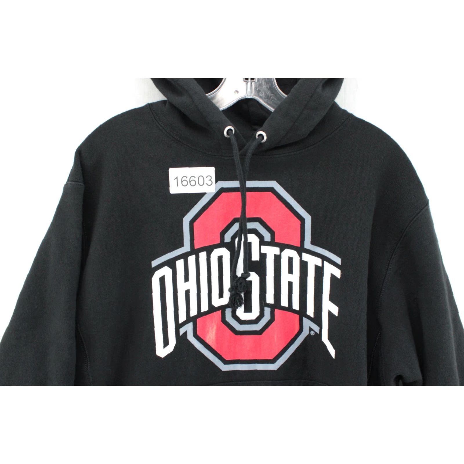 Champion VINTAGE Champion Ohio State Buckeyes Hoodie Mens M Black Reverse Weave EUC Size US M / EU 48-50 / 2 - 8 Thumbnail