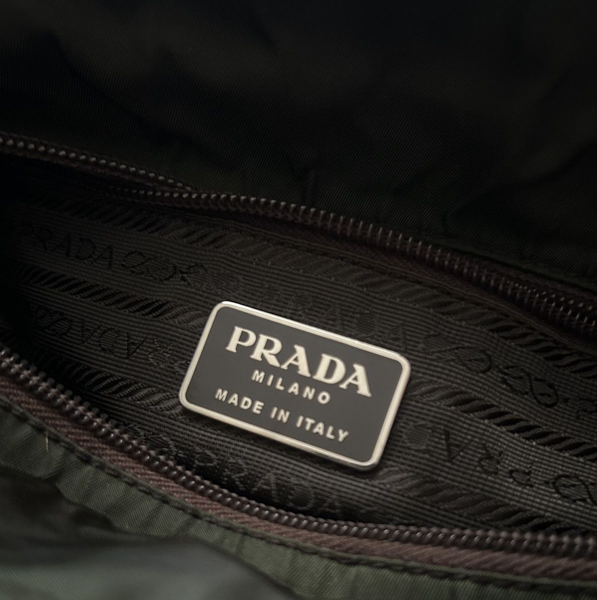 Prada Prada Tessuto Ebano Shoulder Bag Size ONE SIZE - 5 Thumbnail