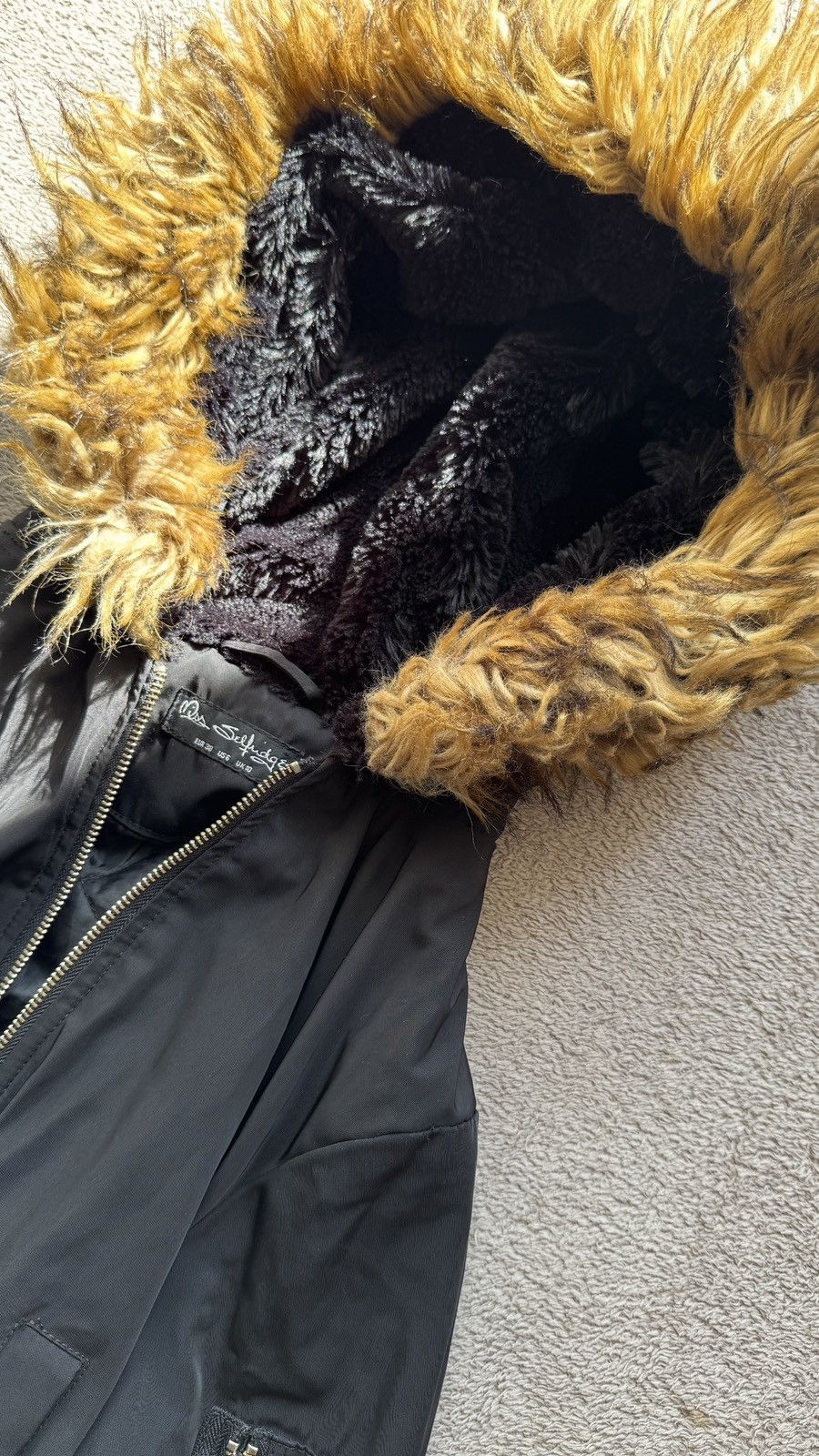 Le Grande Bleu (L.G.B.) Vintage Y2K Faux Fur Hood Jacket Opium LGB balenciaga fuzzy Size US S / EU 44-46 / 1 - 3 Thumbnail