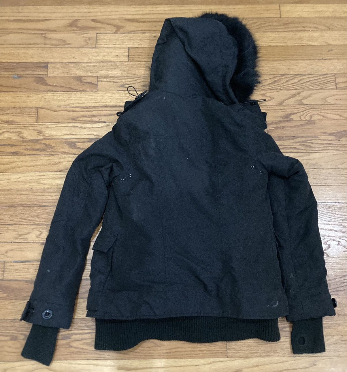 Japanese Brand × Vintage Black Sly Military Parka Jacket Size S / US 4 / IT 40 - 3 Thumbnail