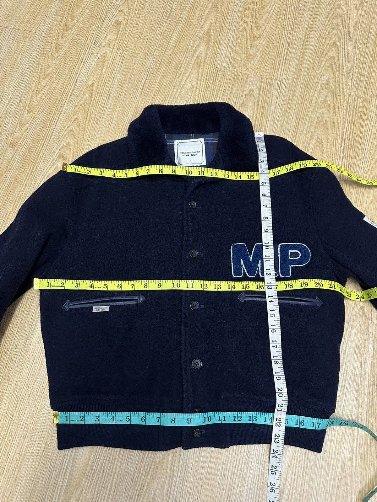 Mademoiselle Non Non Vtg Mademoiselle Non Non Wool Boxy Crop Jacket Z20 Size US S / EU 44-46 / 1 - 13 Thumbnail
