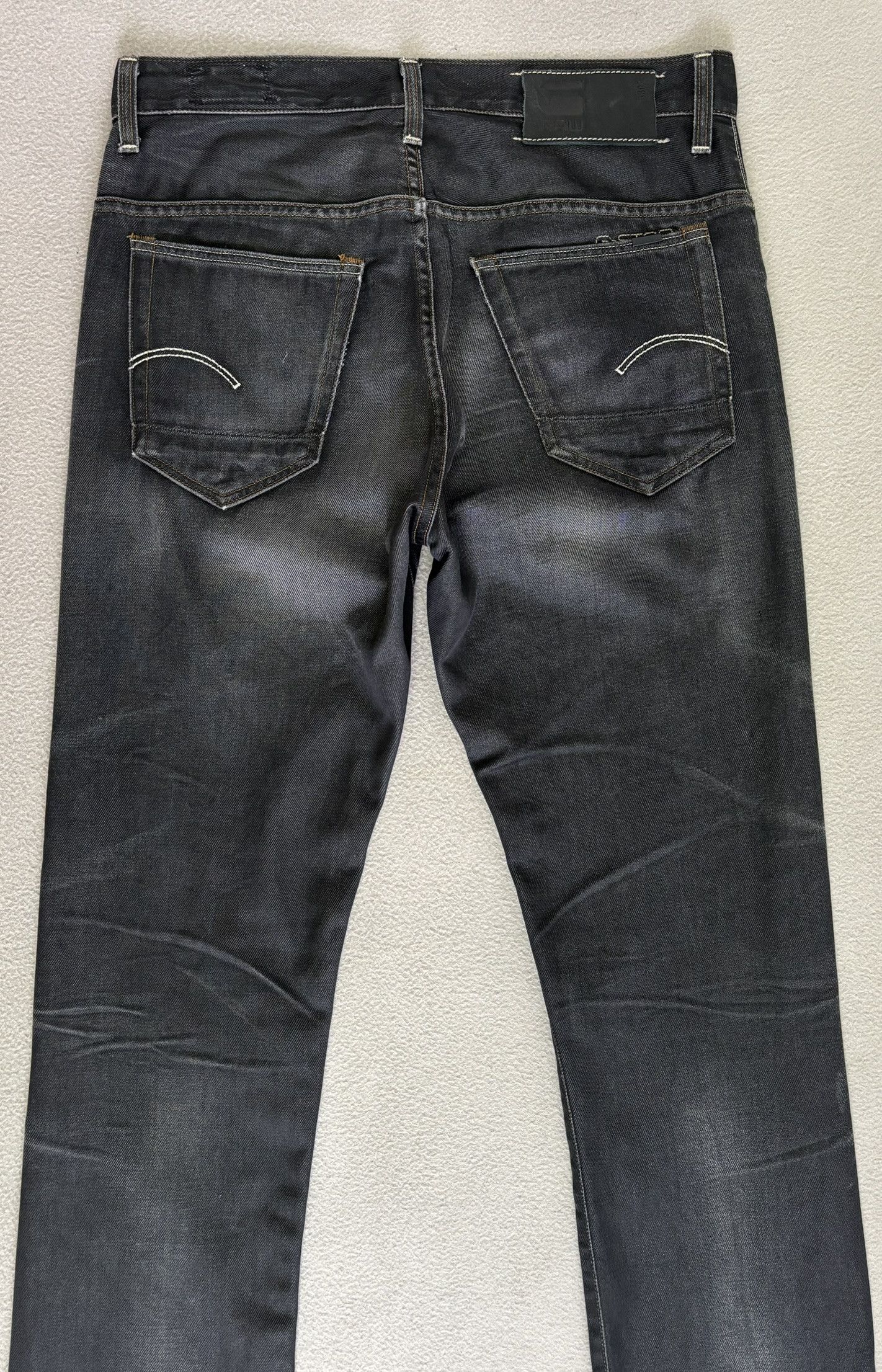 G-Star G-Star Raw 3301 slim fit black jeans size 32-34 Size US 32 / EU 48 - 12 Thumbnail