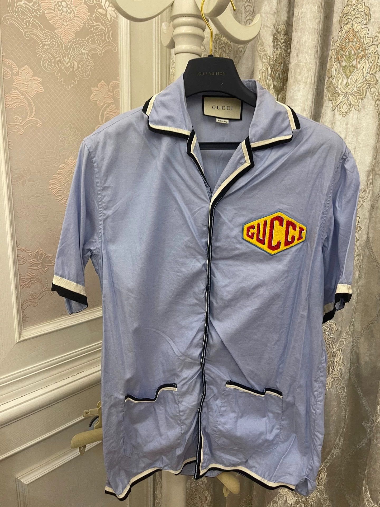 Gucci Gucci Men's 44 Timeless Authentic Shirt Size US S / EU 44-46 / 1 - 4 Thumbnail