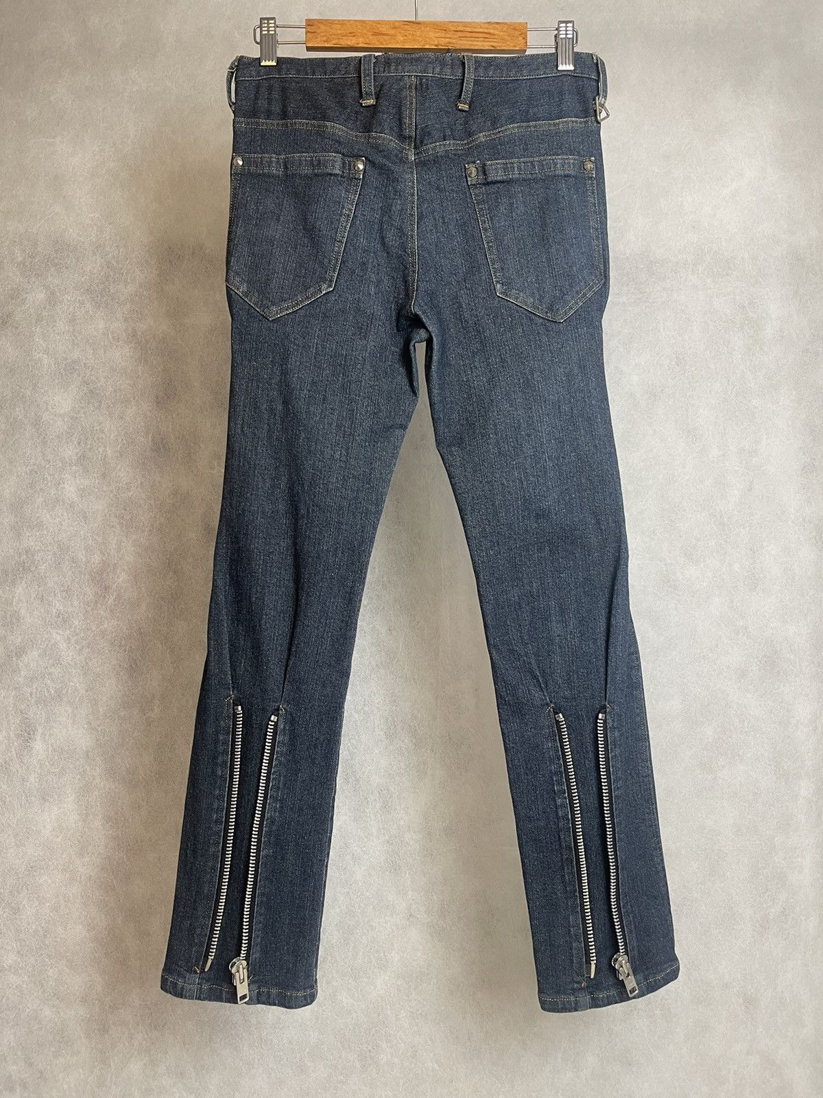 Japanese Brand 2015 Milkboy multi zip denim pants Size US 31 - 1 Thumbnail