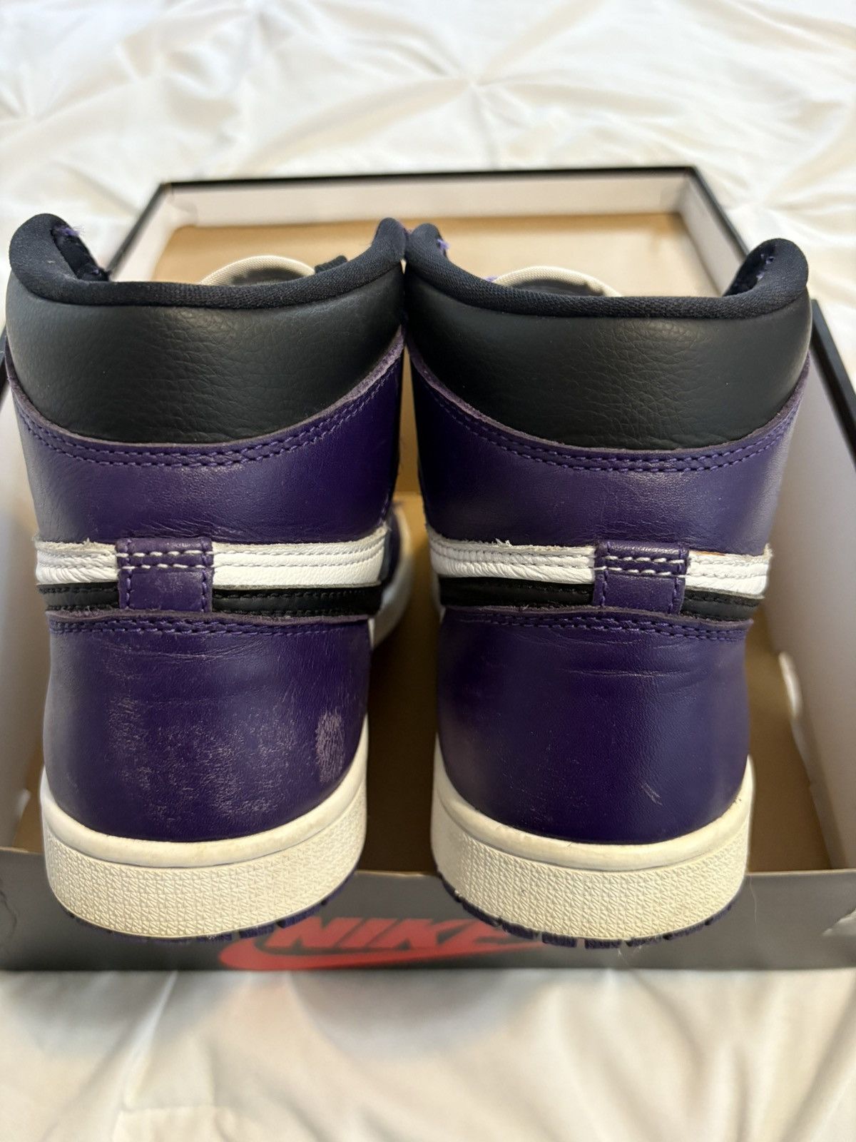 Jordan Brand jordan 1 retro high og court purple Size US 7.5 / EU 40-41 - 5 Thumbnail