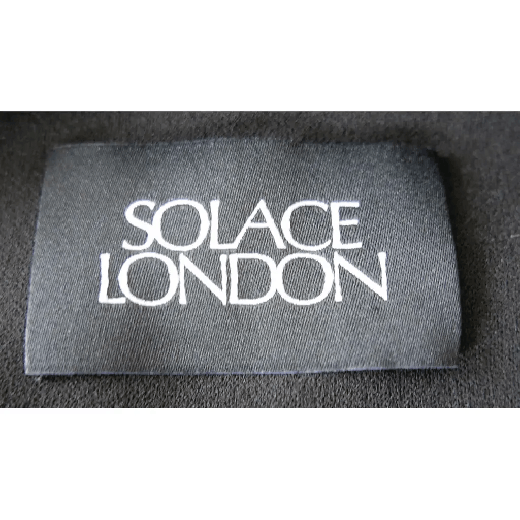 Solace London Solace London Zuri Black Sequin One Shoulder Mini Dress Size M / US 6-8 / IT 42-44 - 5 Thumbnail