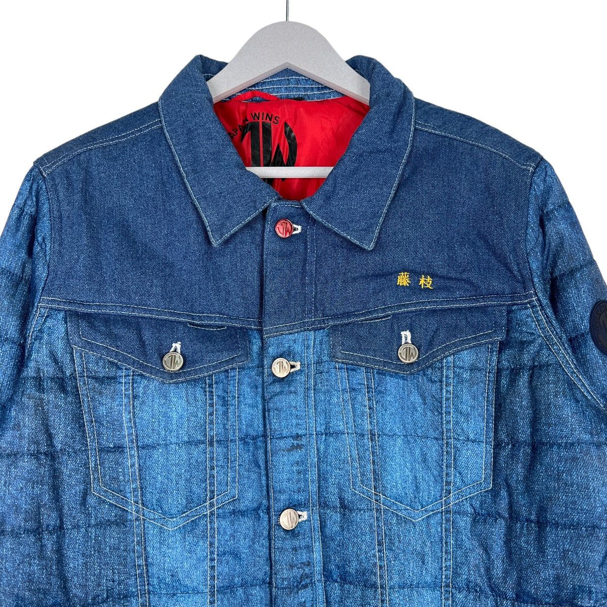 Japanese Brand 🔥 JAPAN WINS SOUL OF JAWIN LIGHT PUFFER JACKET Size US L / EU 52-54 / 3 - 3 Thumbnail