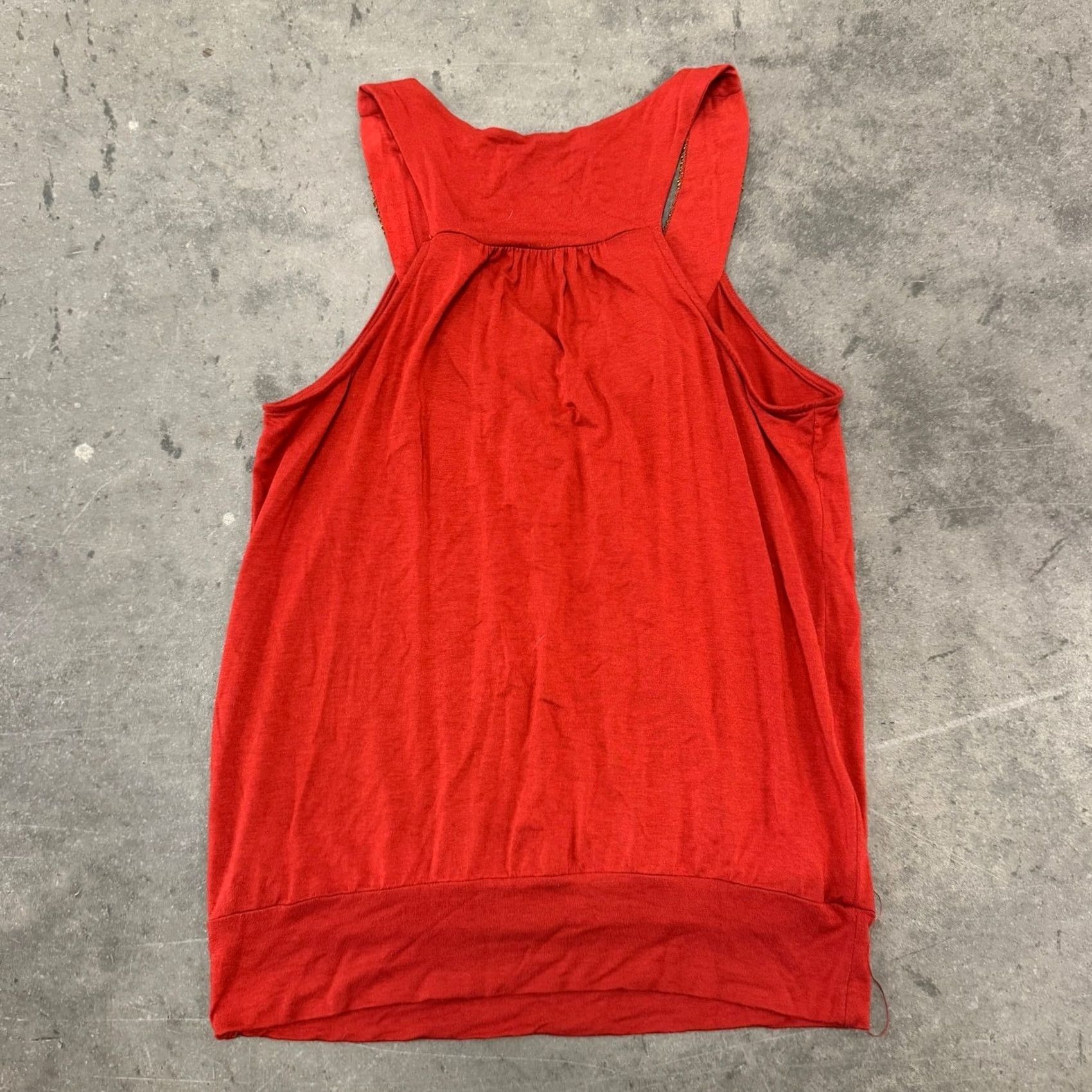 Forever 21 VINTAGE Forever 21 Halter Tank Top S Orange Embellished XXi Y2K Made in USA Womens Tank Top S Womens Size S / US 4 / IT 40 - 2 Thumbnail