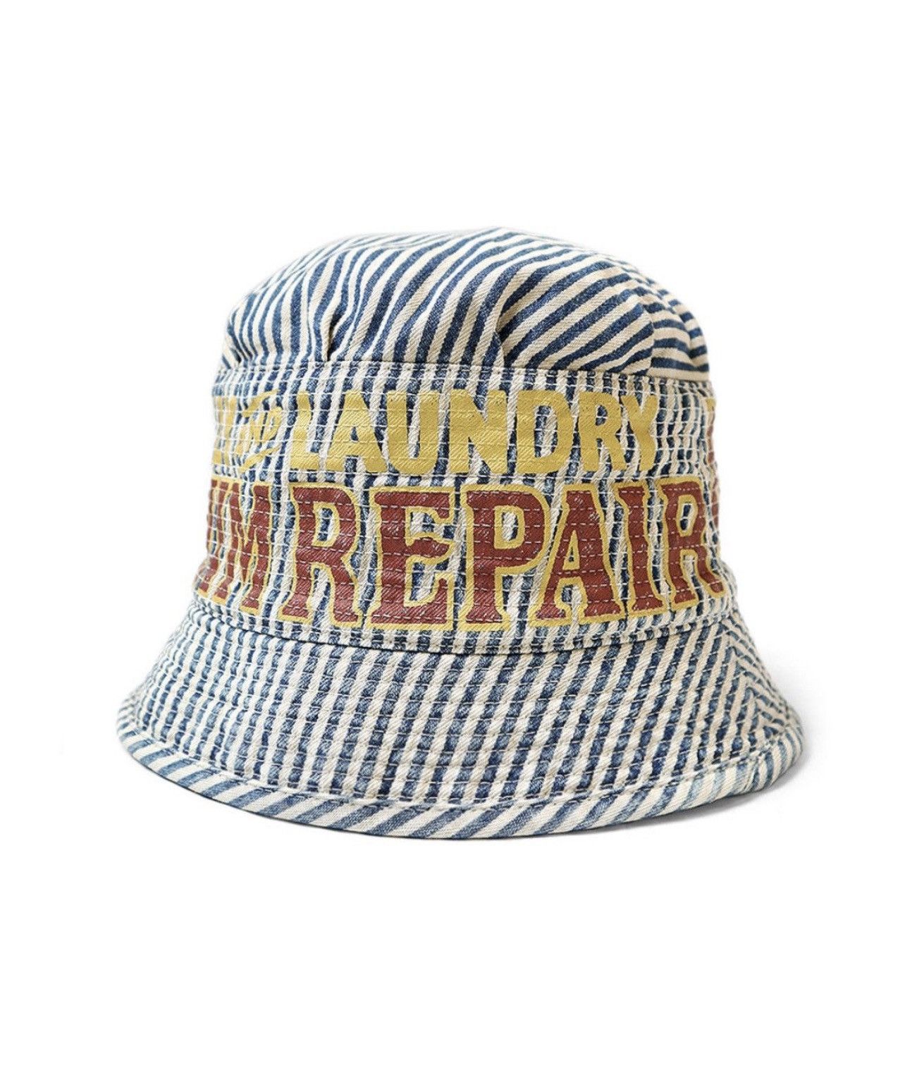 Kapital Kountry Kapital Kountry Denim Repair Bucket Hat Size ONE SIZE - 1 Thumbnail
