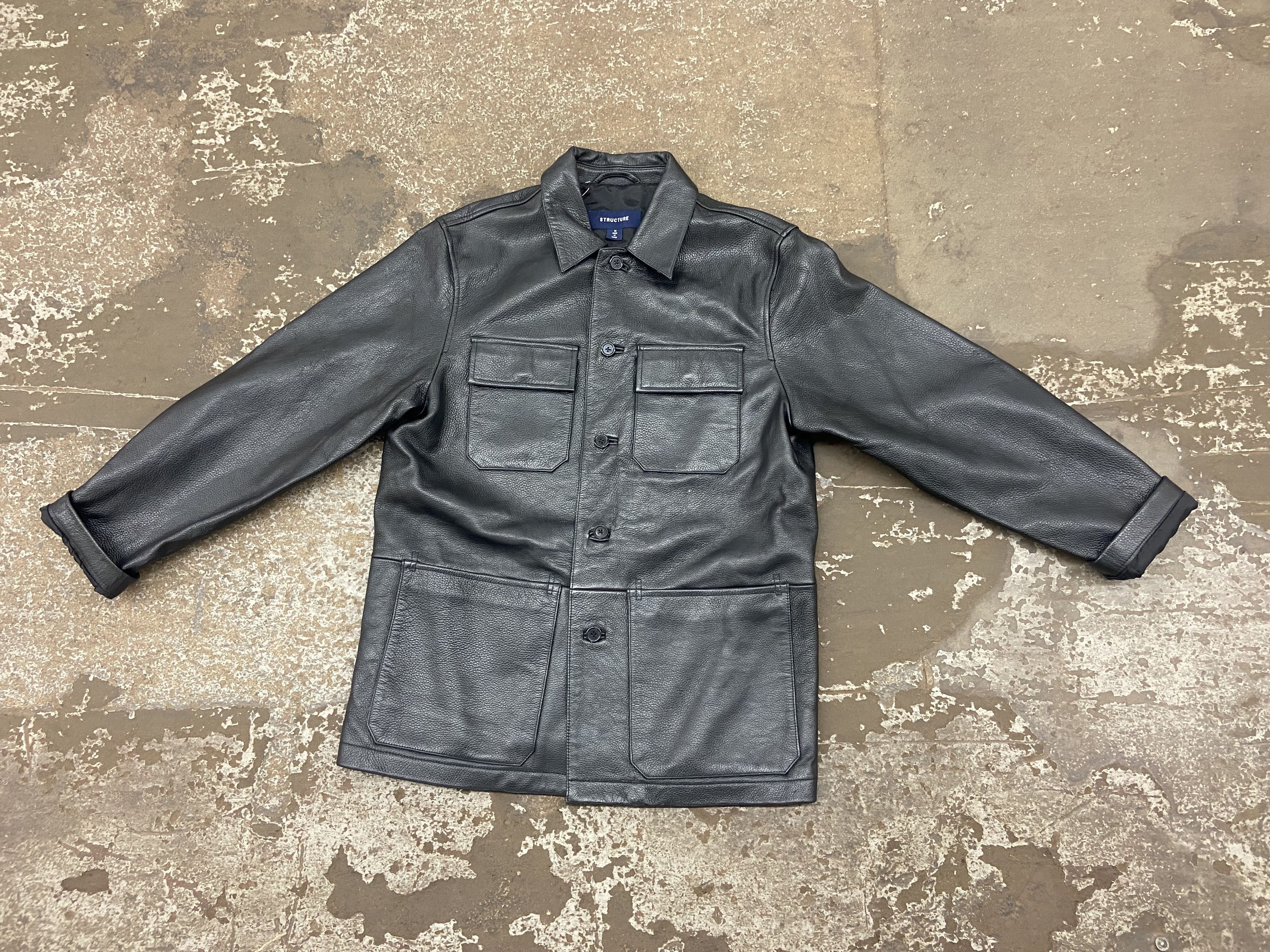 Levi's Boxy Leather Coat - Vintage Size US M / EU 48-50 / 2 - 6 Thumbnail