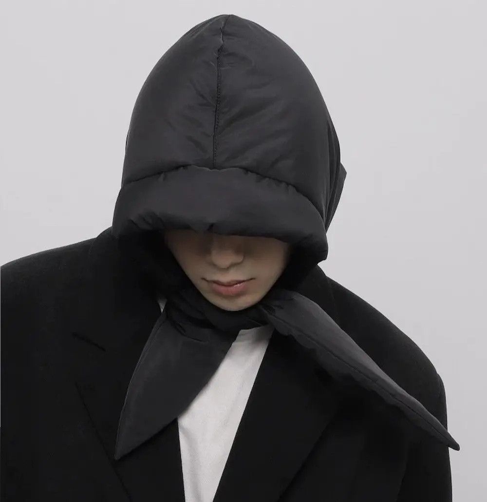 Japanese Brand Y2K Modern puffer self-tie trapper hat aviator beanie cap Size ONE SIZE - 3 Thumbnail