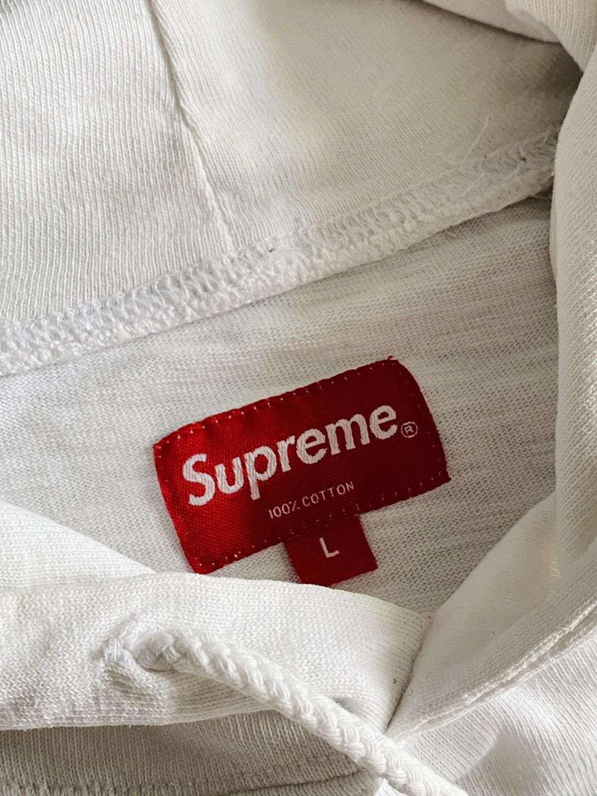 Supreme White Classic Hoodie Supreme New York Size US L / EU 52-54 / 3 - 3 Thumbnail
