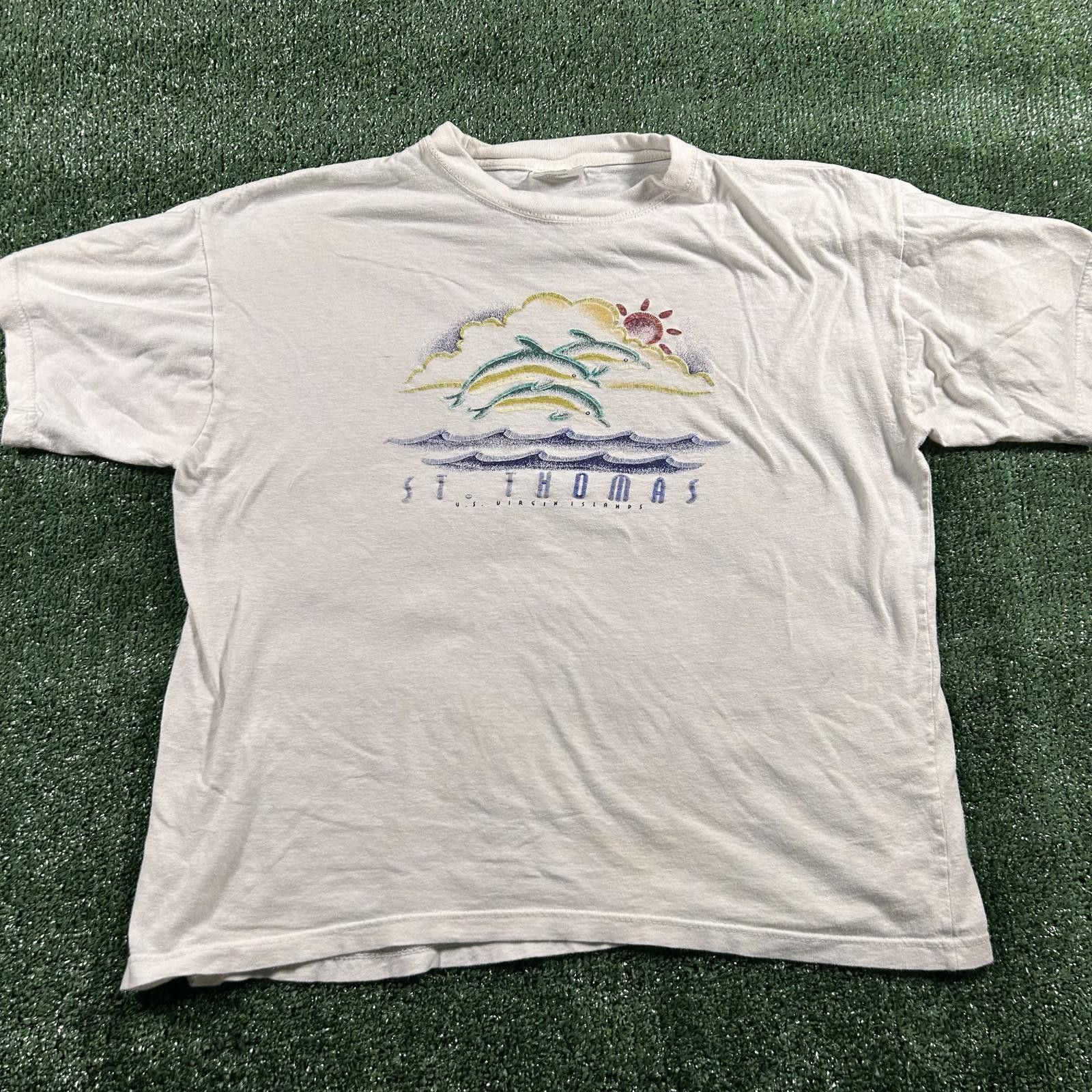 Paradise Vintage St. Thomas Graphic tee. Boxy XXL fit Size US XXL / EU 58 / 5 - 1 Thumbnail