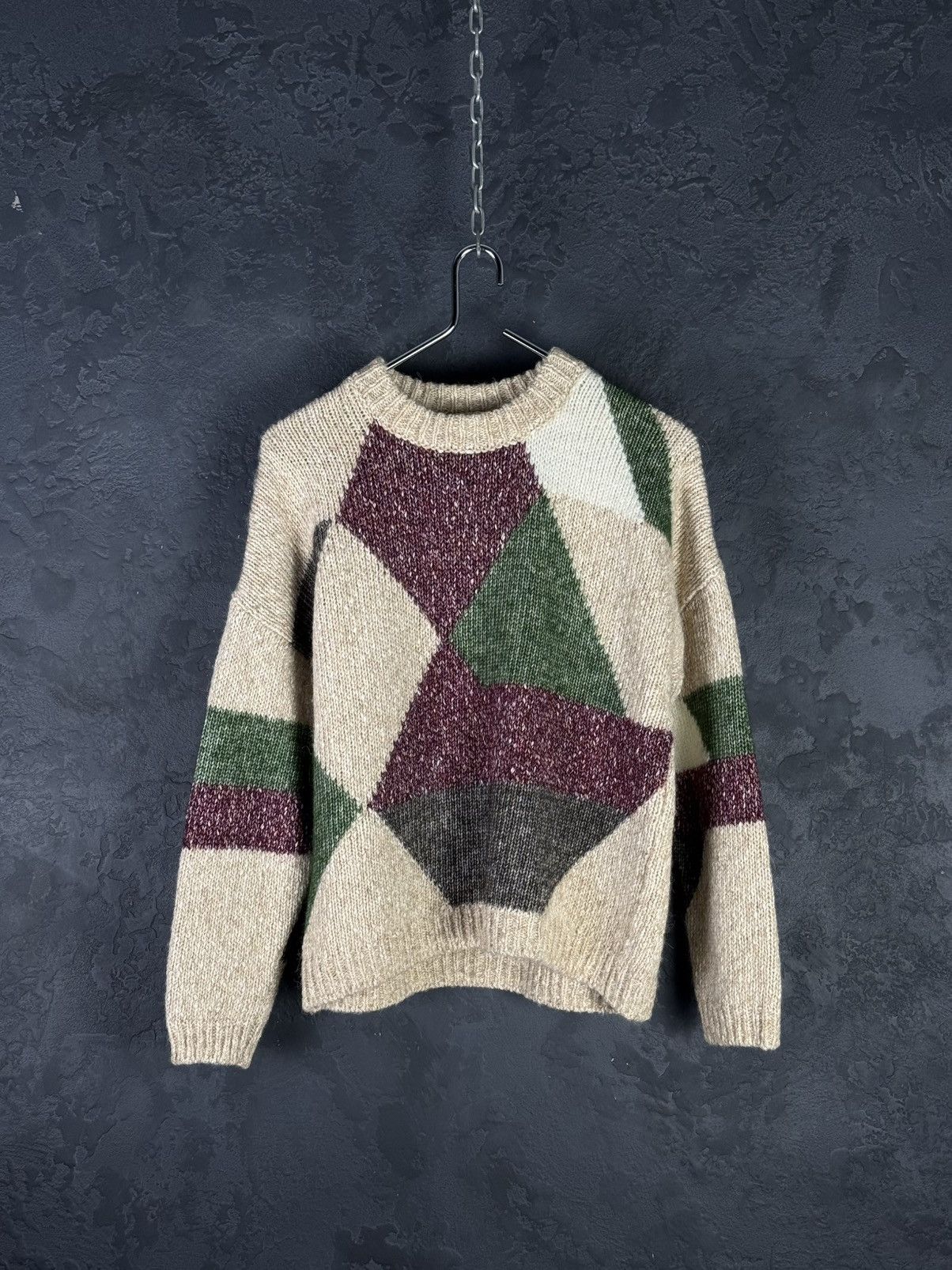 Sezane La Maille Sezane Colorblock Pattern Crew Neck Sweater Size S / US 4 / IT 40 - 3 Thumbnail