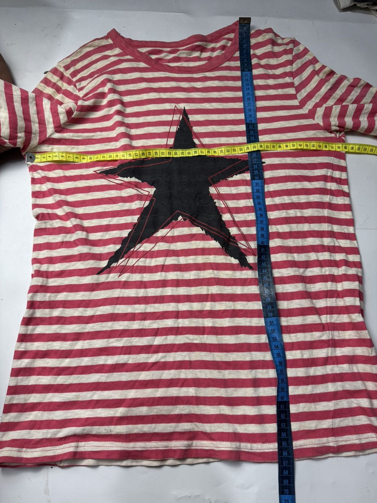 20471120 Stripe Japanese Stars Long Sleeve Size US M / EU 48-50 / 2 - 5 Thumbnail