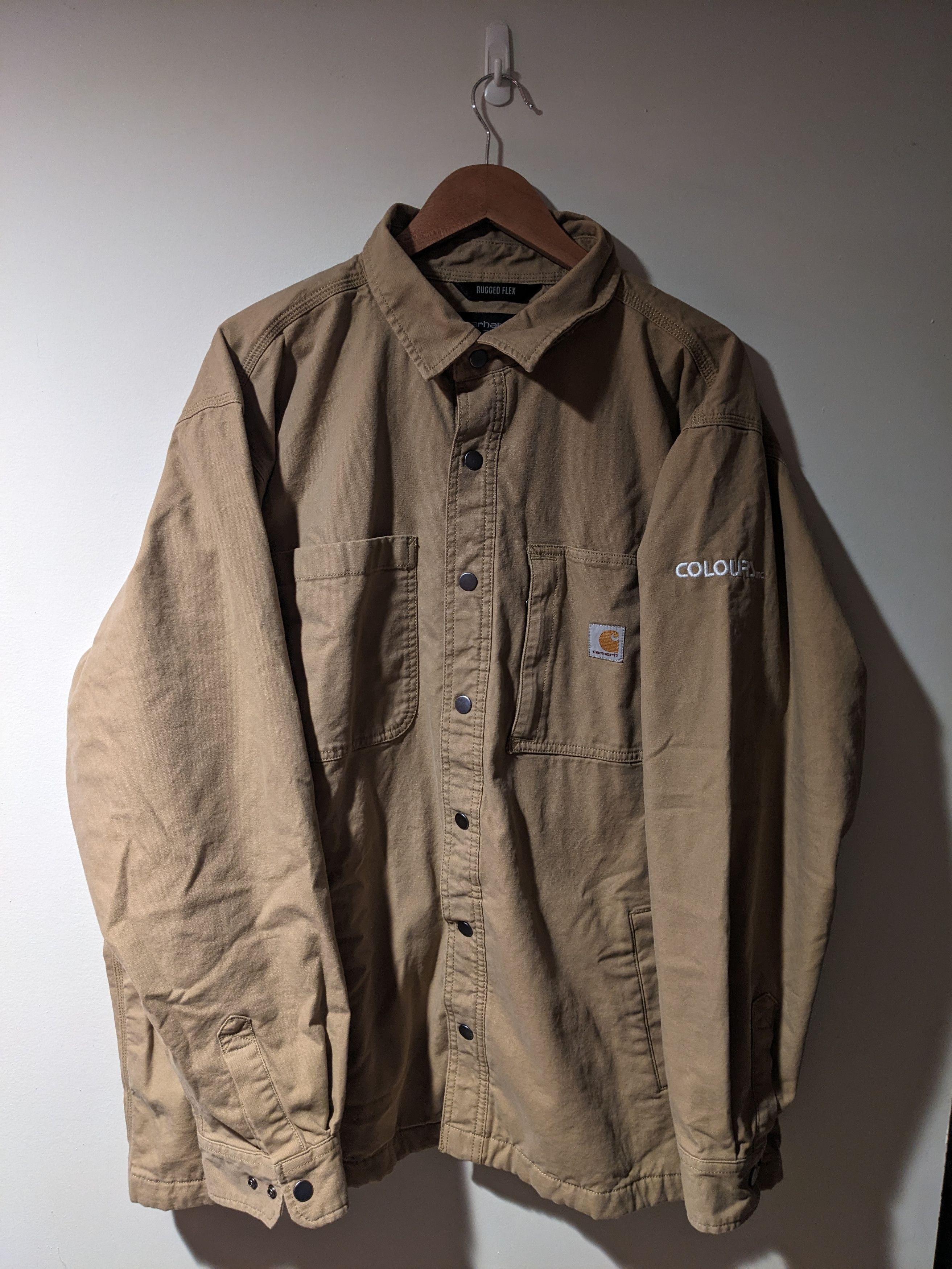 Carhartt × Vintage Rugged Flex Relaxed Fit Canvas Snap-Front Jacket Size US XXL / EU 58 / 5 - 1 Thumbnail
