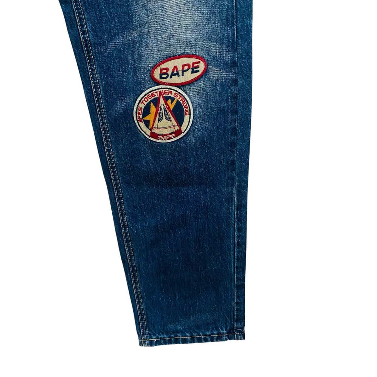 Bape BAPE Slim Fit Patch Work Jeans Size US 34 / EU 50 - 8 Thumbnail