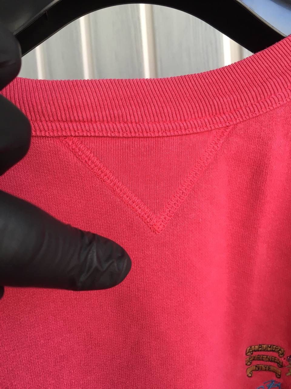 Vintage Best Company Red Basic Cotton Sweatshirt
