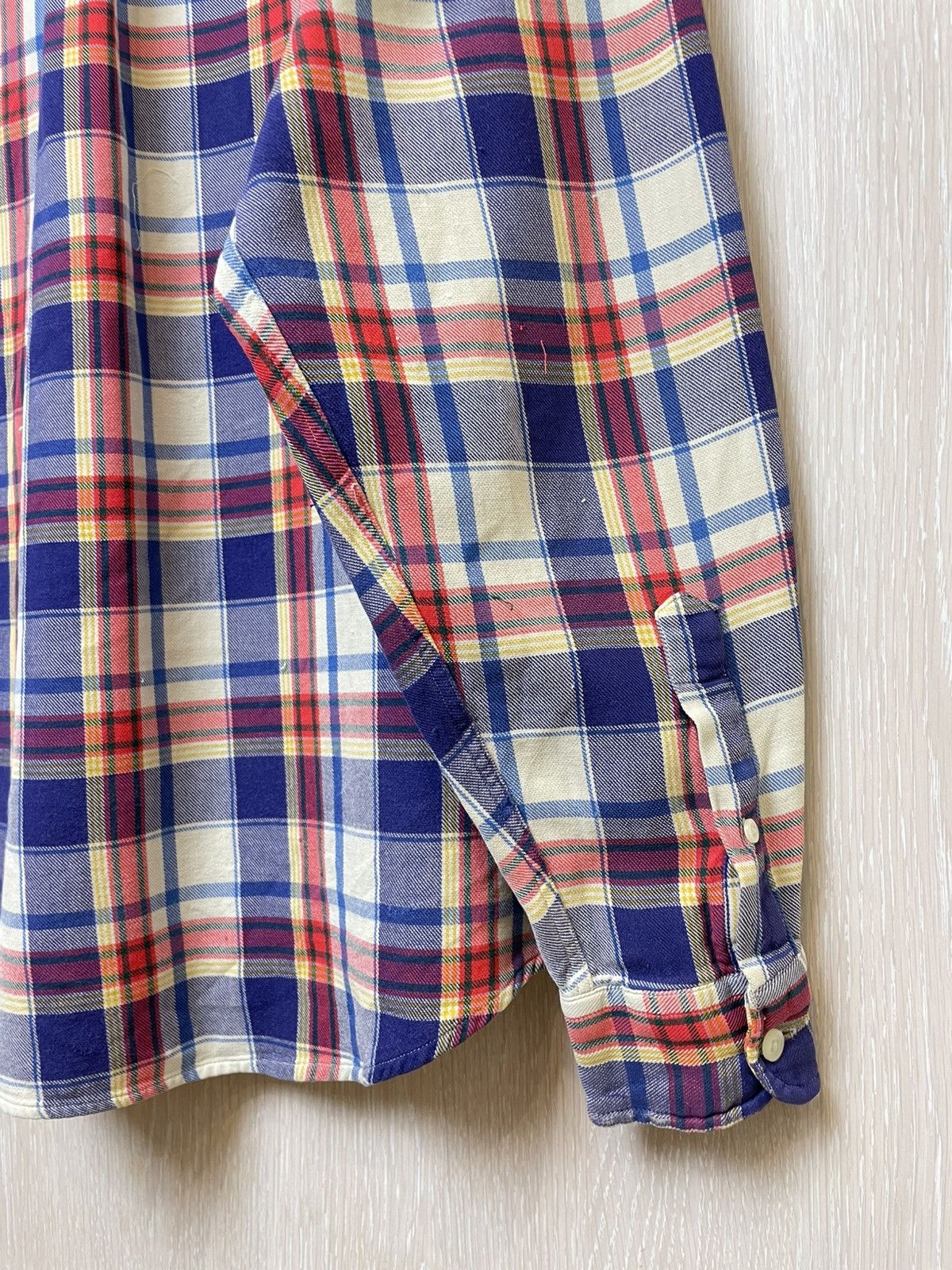 Yves Saint Laurent Vintage Ysl Yves Saint Laurent Flannel Shirt Size US L / EU 52-54 / 3 - 14 Thumbnail
