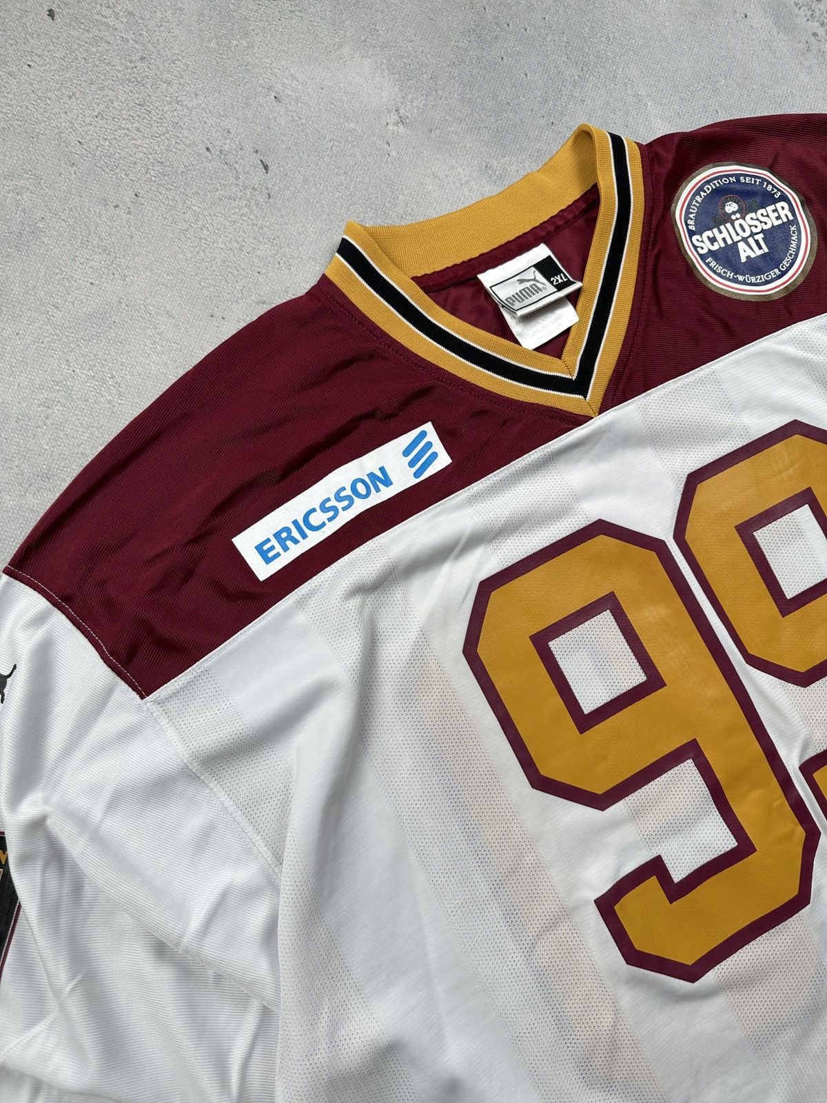 Puma Vintage 2000 Rhein Fire Fitzpatrick #99 Puma Football Jersey Size US XXL / EU 58 / 5 - 13 Thumbnail