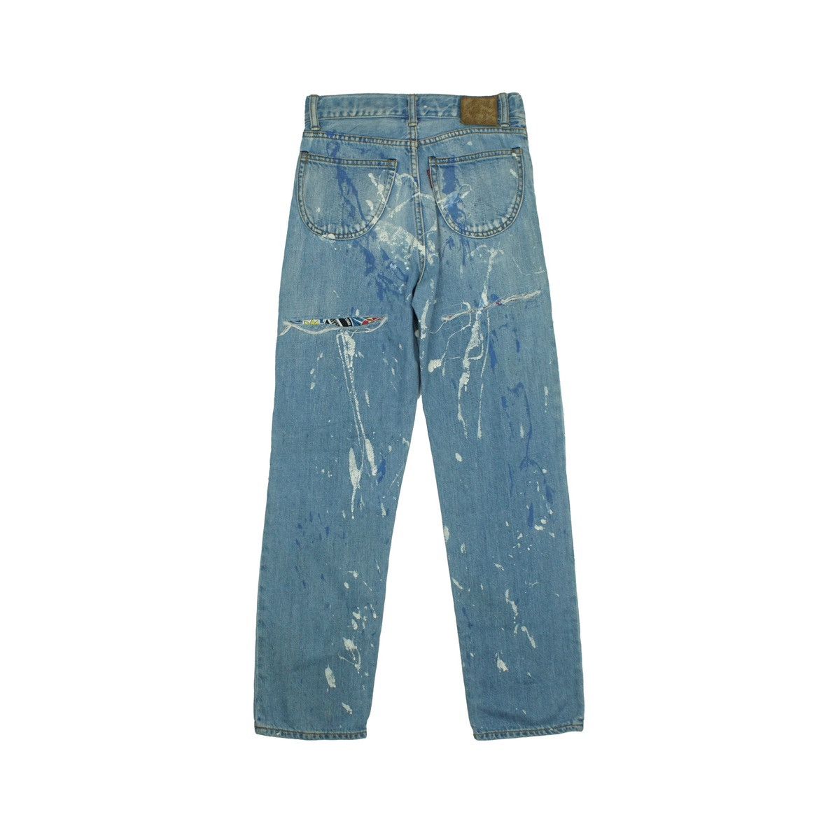Hysteric Glamour *NoTariff Hysteric Glamour Mini Splatter Kids Denim Pants Size 25" / US 0 / IT 36 - 2 Thumbnail