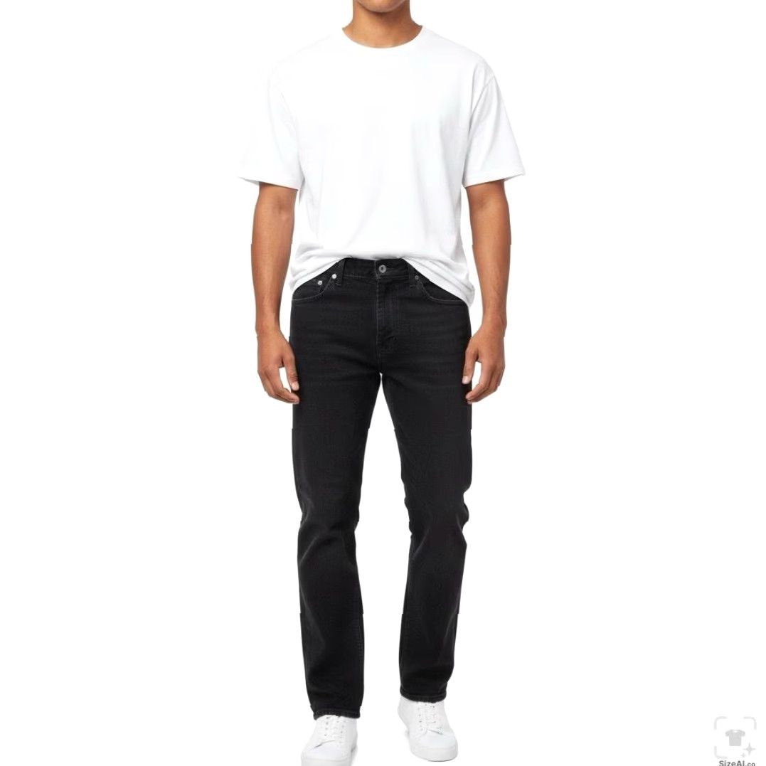 Levi's Levi's 505 Jeans Mens 42x32 Black Rinse Straight Regular Fit Denim Zip Fly Size US 42 / EU 58 - 4 Thumbnail