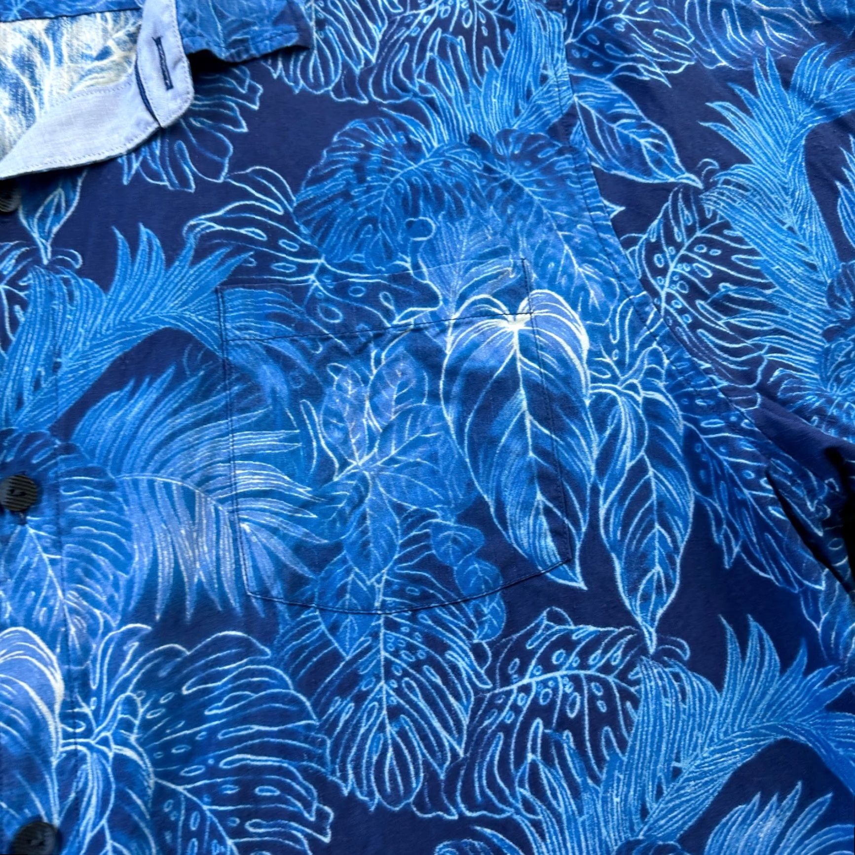 Tommy Bahama Tommy Bahama Shirt Mens 2XL XXL Blue Silk Short Sleeve Camp Size US XXL / EU 58 / 5 - 4 Thumbnail
