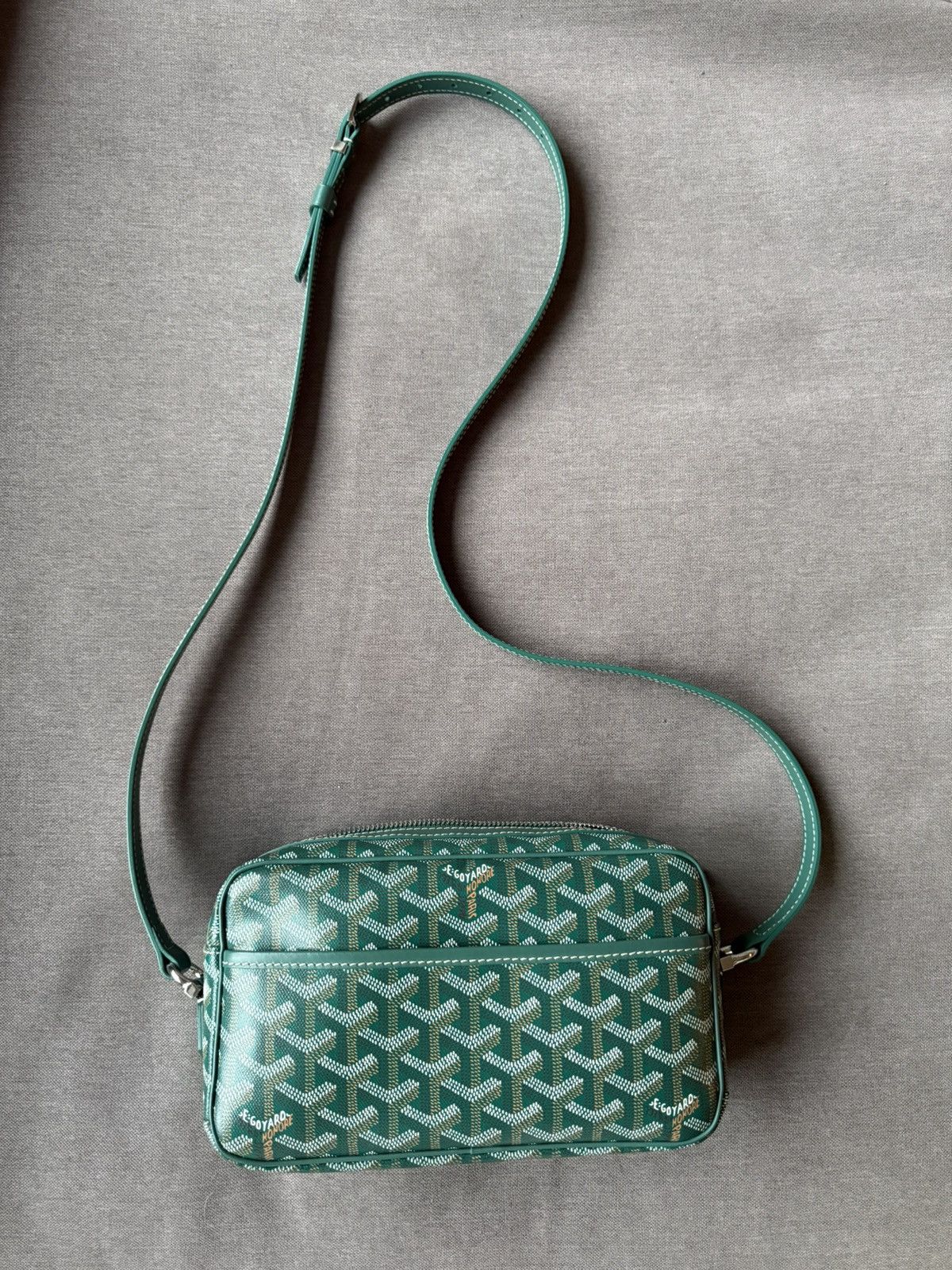 Goyard Goyard Cap Vert Goyardine Bag Green Size ONE SIZE - 2 Thumbnail