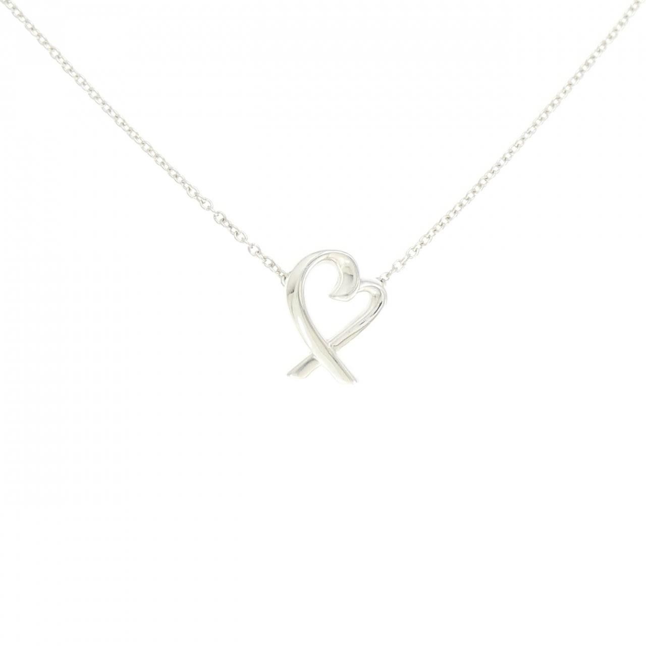 Tiffany & Co. Tiffany Loving Heart 925 Silver Necklace Metal Necklace 60022335 DUTY FREE for USA