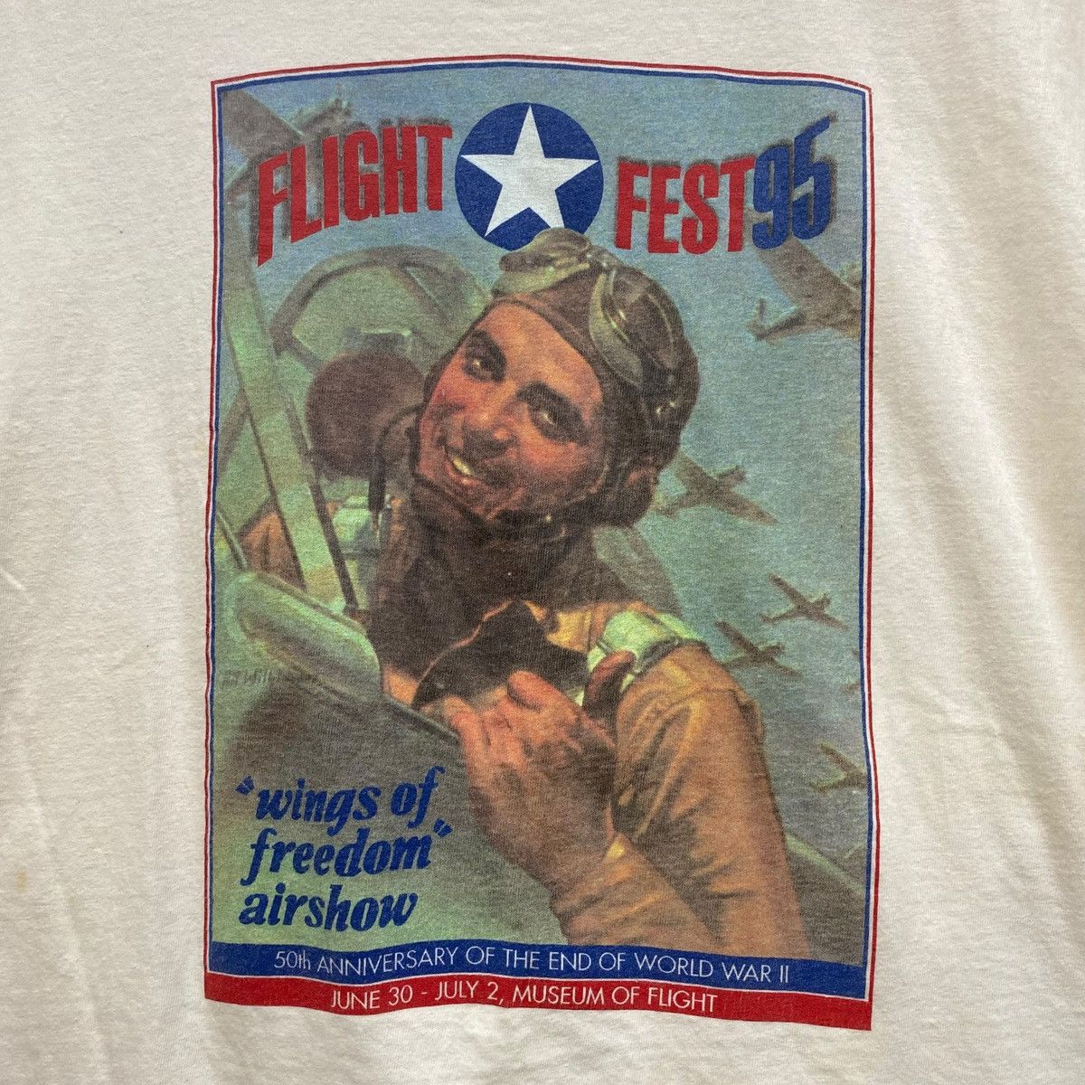 Vintage Vintage 1995 Flight Fest Size US L / EU 52-54 / 3 - 4 Thumbnail