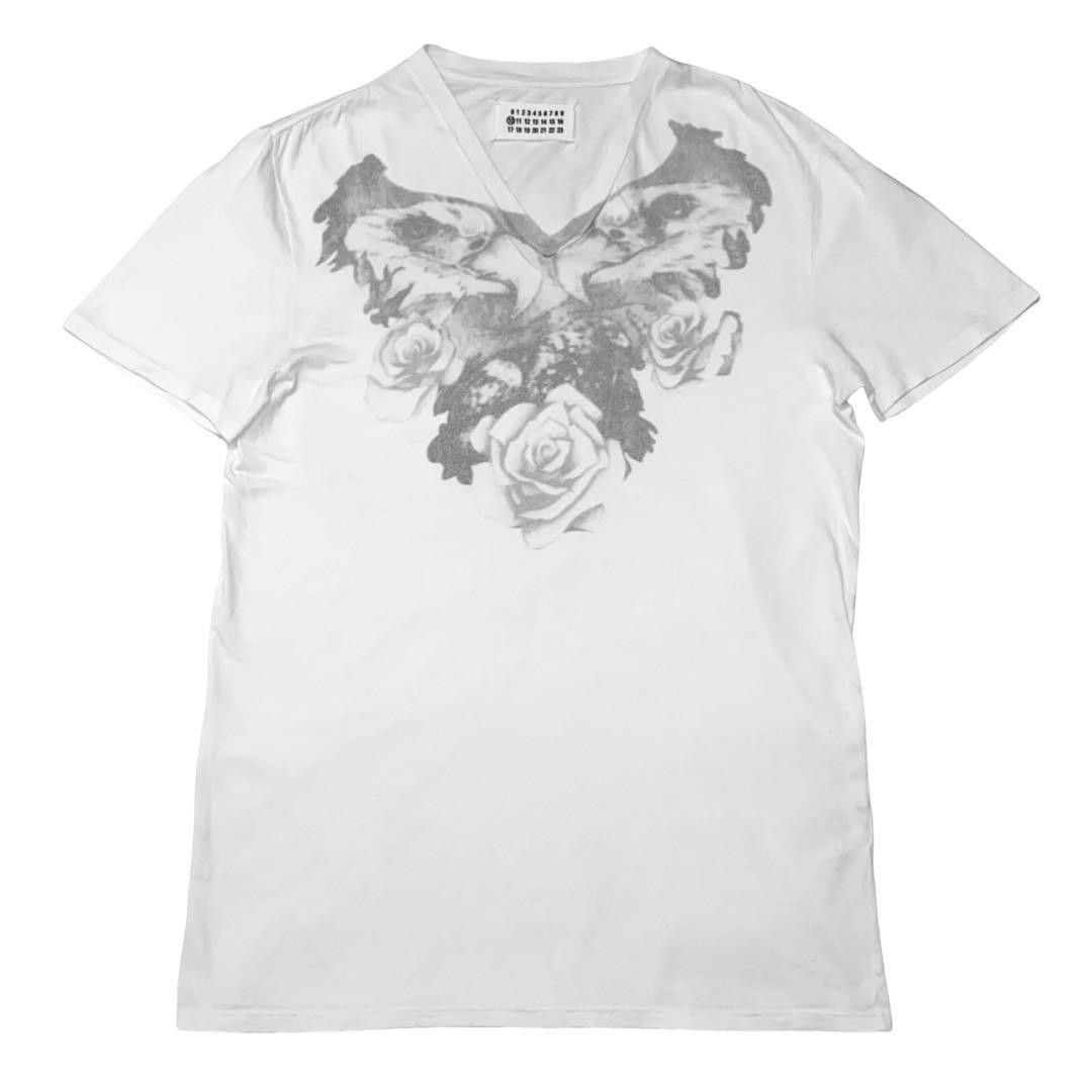 Maison Margiela Maison Martin Margiela 2010 “Eagle & Rose” Trompe L’Oeil Tee Size US S / EU 44-46 / 1 - 1 Thumbnail