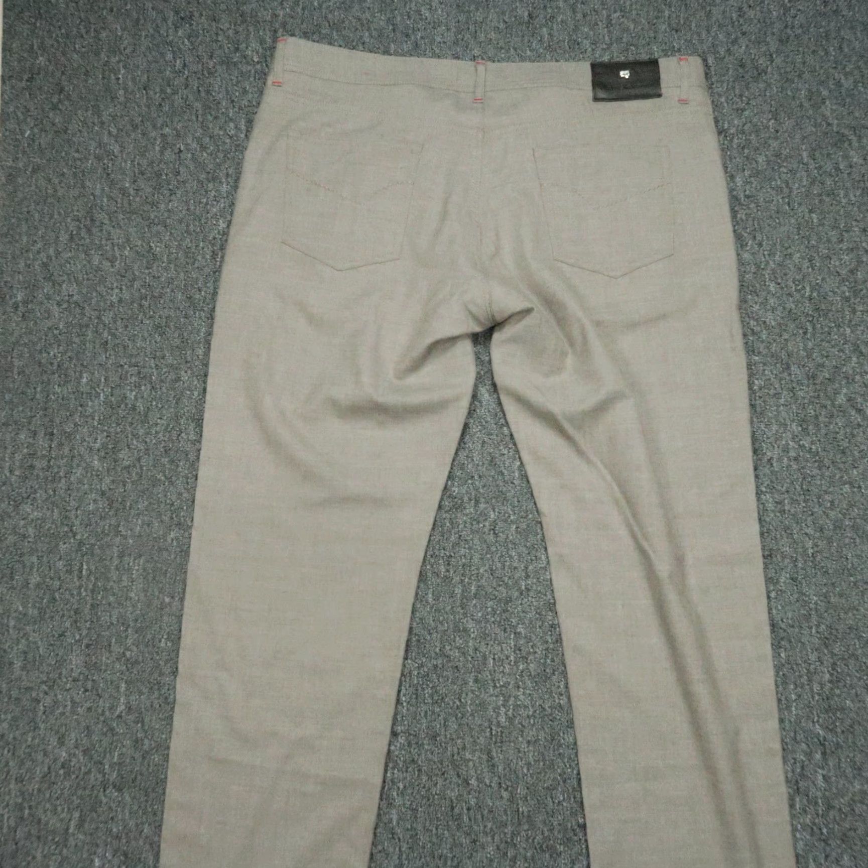 Vintage Marco Pescarolo Pants Men 40 Brown 5 Pocket Nerano M18 Cashmere Trouser 40x30 Size US 40 / EU 56 - 5 Thumbnail