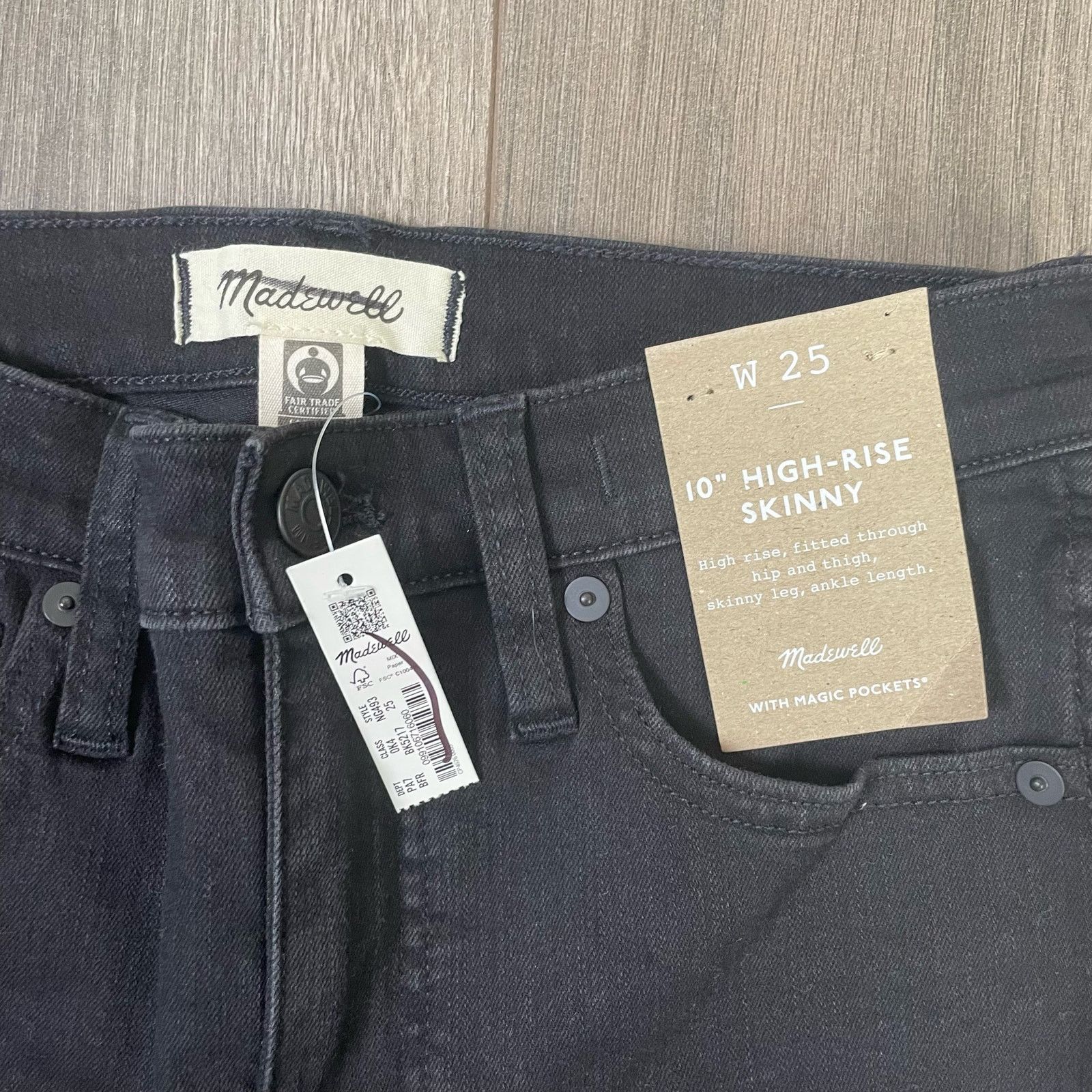 Madewell Madewell 10" High Rise Ankle Frost Denim Jeans US Women's 25 Size 25" / US 0 / IT 36 - 3 Thumbnail