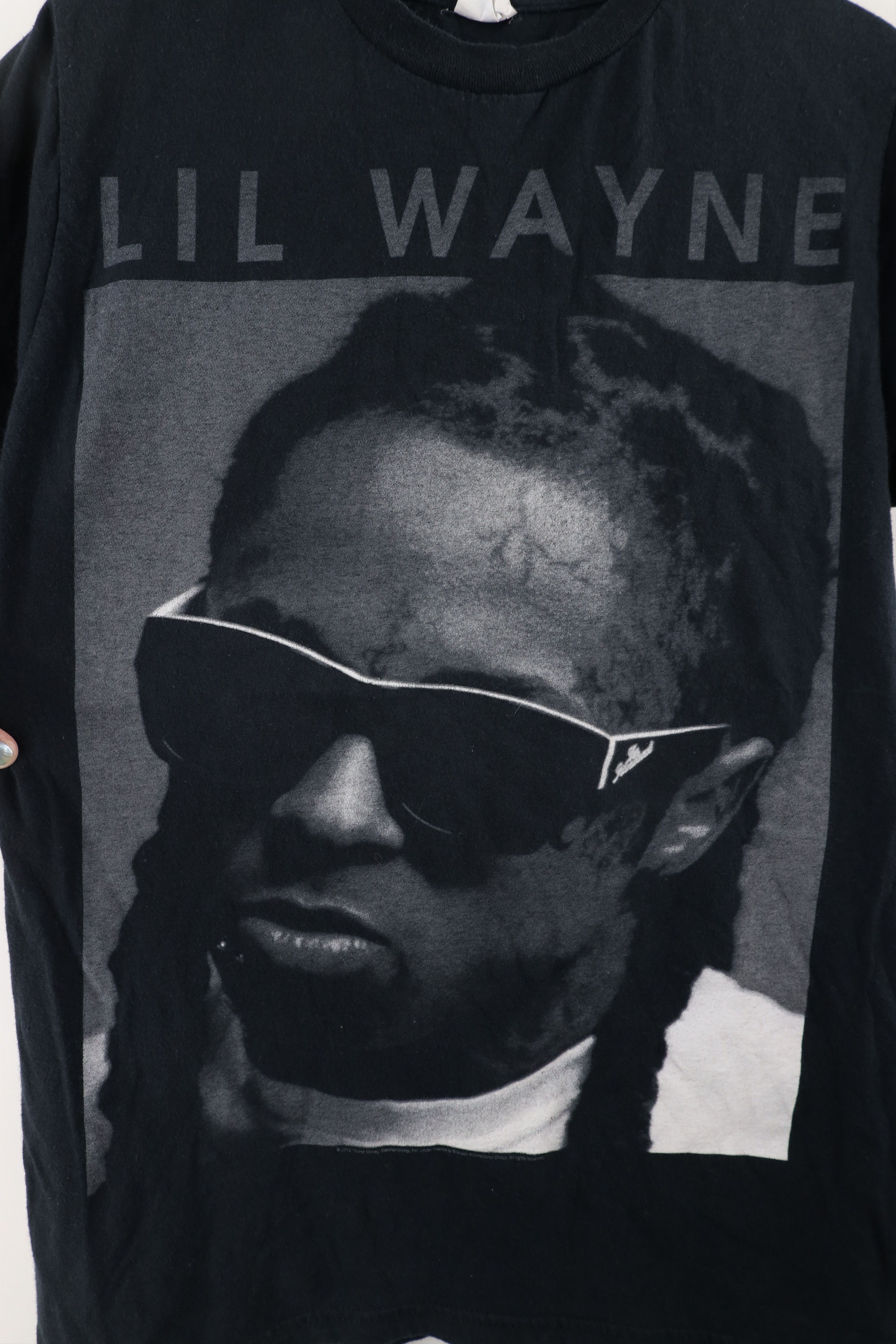 Vintage Vintage Y2K Out Big Face Lil Wayne Rap Tee T-Shirt Black Size US M / EU 48-50 / 2 - 4 Thumbnail
