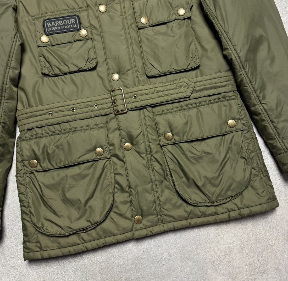 Barbour Barbour International Belted Quilted Jacket Logo Biker Size US M / EU 48-50 / 2 - 4 Thumbnail