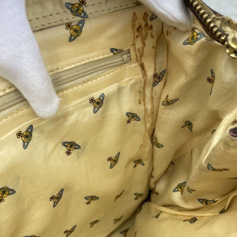 Vivienne Westwood vivienne westwood size os Brown leopard-pattern briefcase Size ONE SIZE - 4 Thumbnail