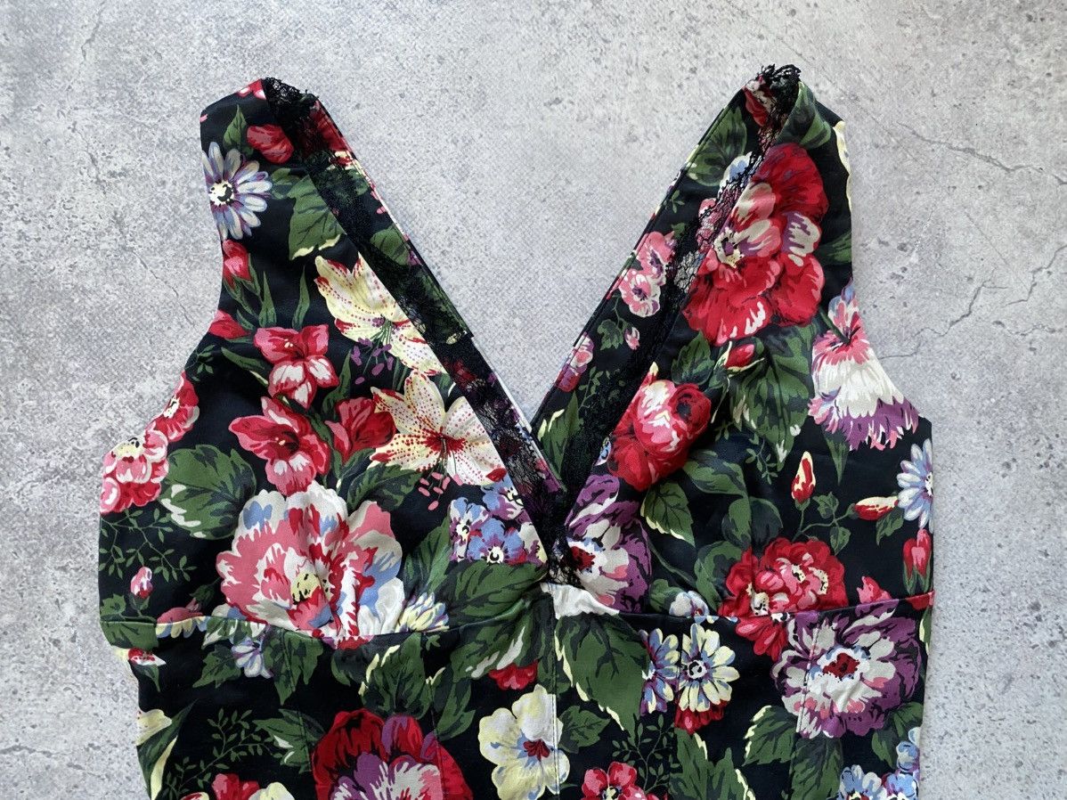 Dolce & Gabbana Vintage Dolce & Gabbana Floral Dress Authentic Y2K Luxury Size M / US 6-8 / IT 42-44 - 2 Thumbnail