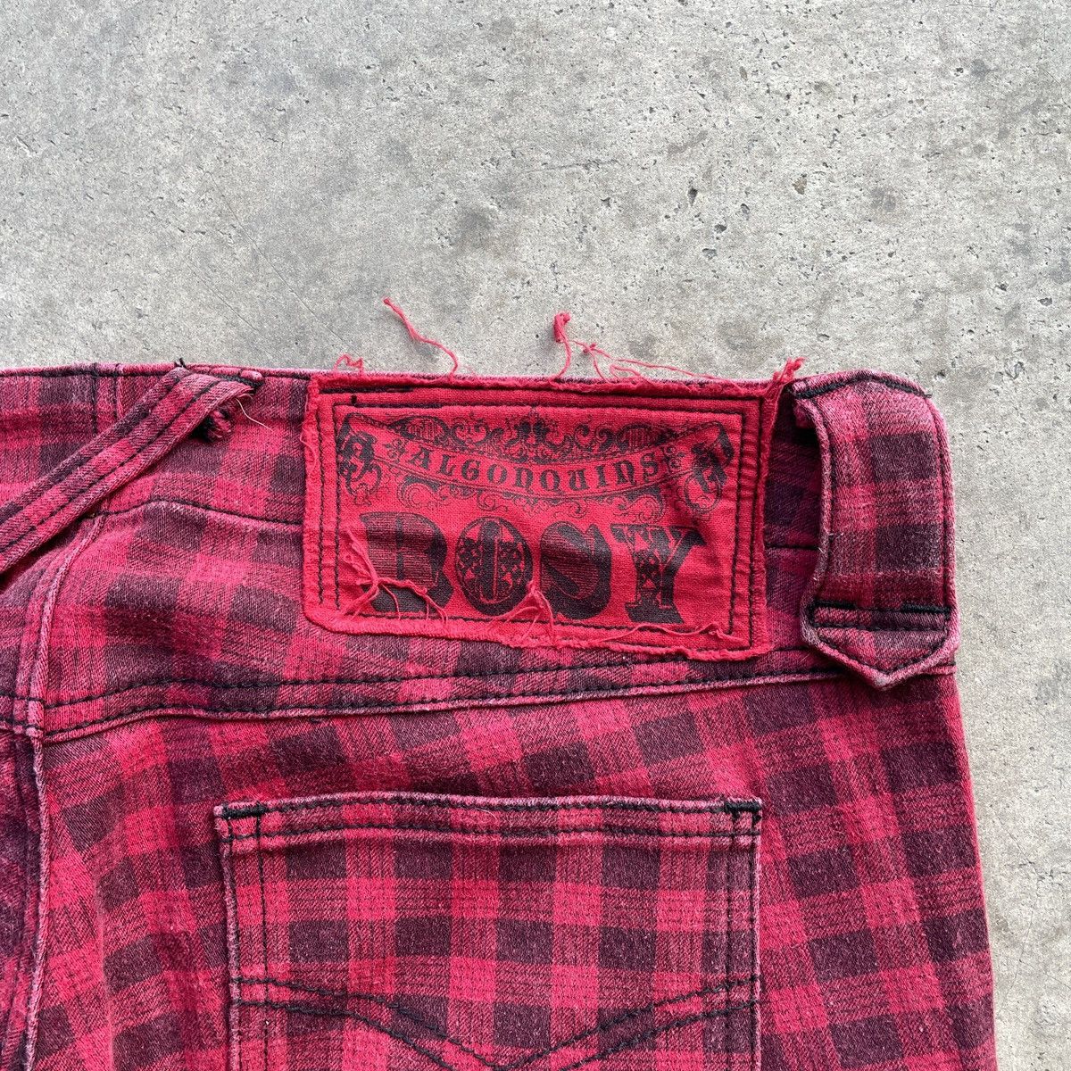 If Six Was Nine × Japanese Brand × Seditionaries Vintage Algonquins Punk Bondage Checkred Ankle Zip RARE Pant Size US 27 - 8 Thumbnail
