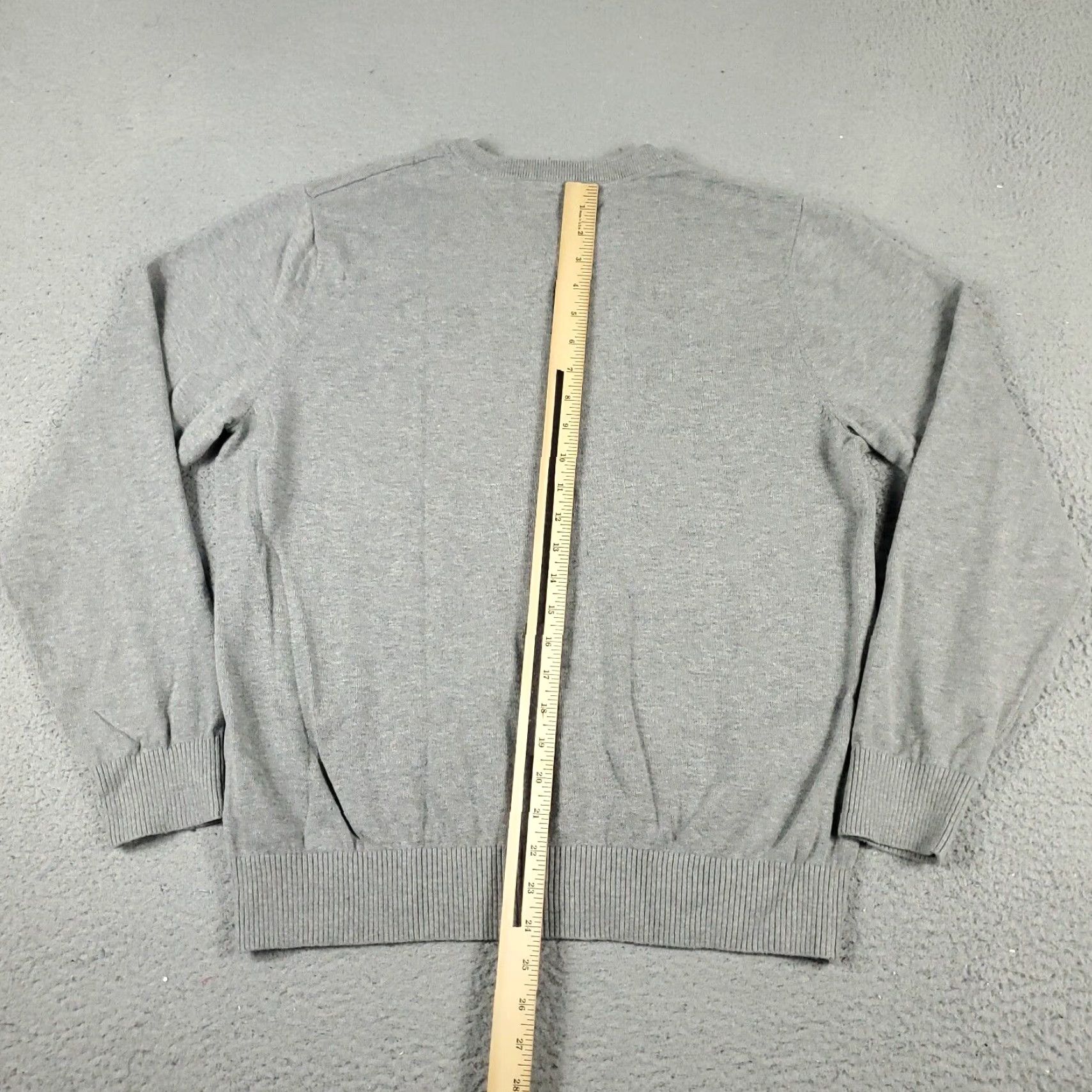 Tommy Hilfiger Tommy Hilfiger Sweater Mens Large Gray Pullover Crew Neck Casual Cotton Size US L / EU 52-54 / 3 - 5 Thumbnail