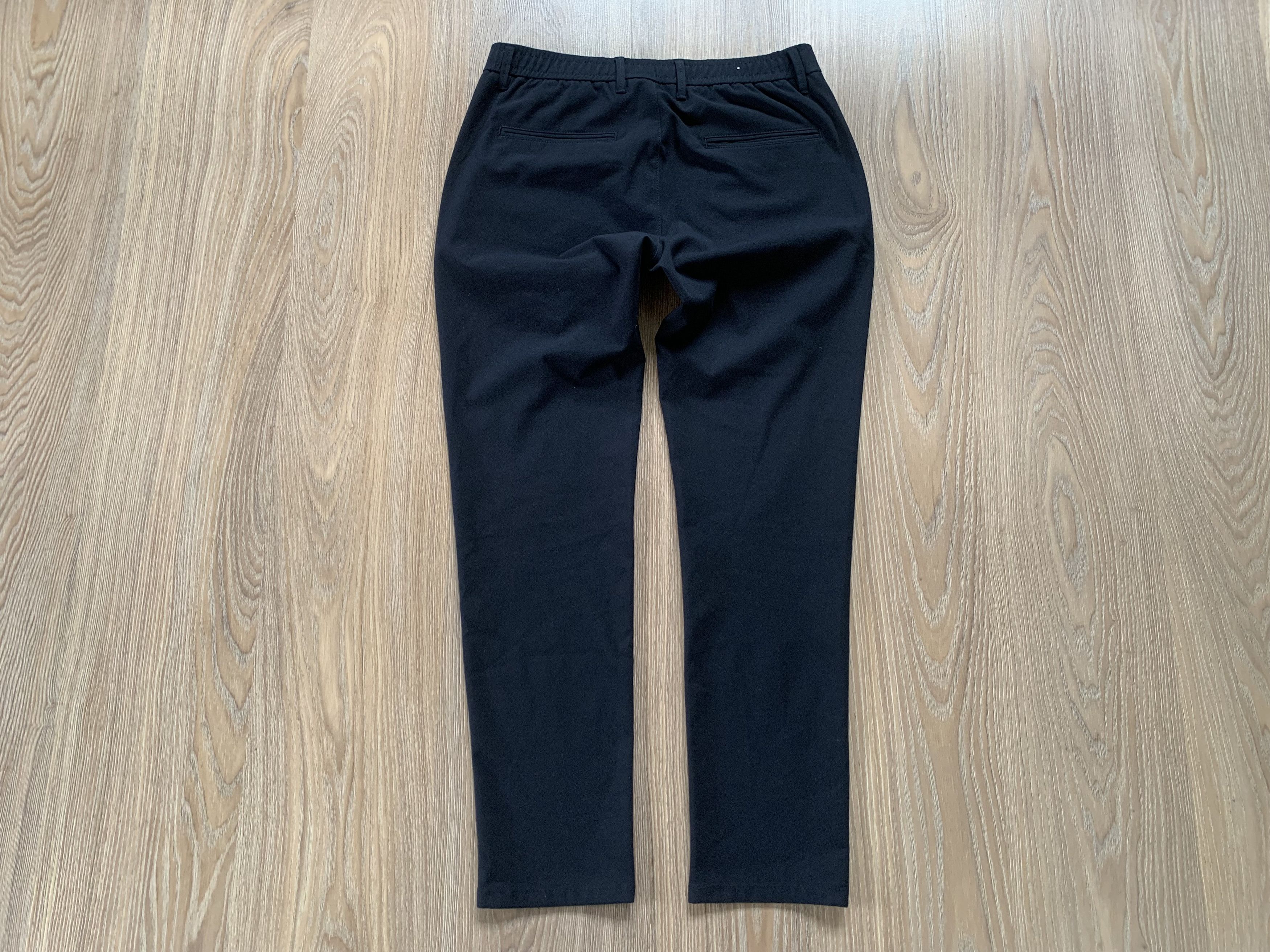 Zara Zara Black Slim Fit Trousers Stretch Tailored Pants Size US 31 - 3 Thumbnail