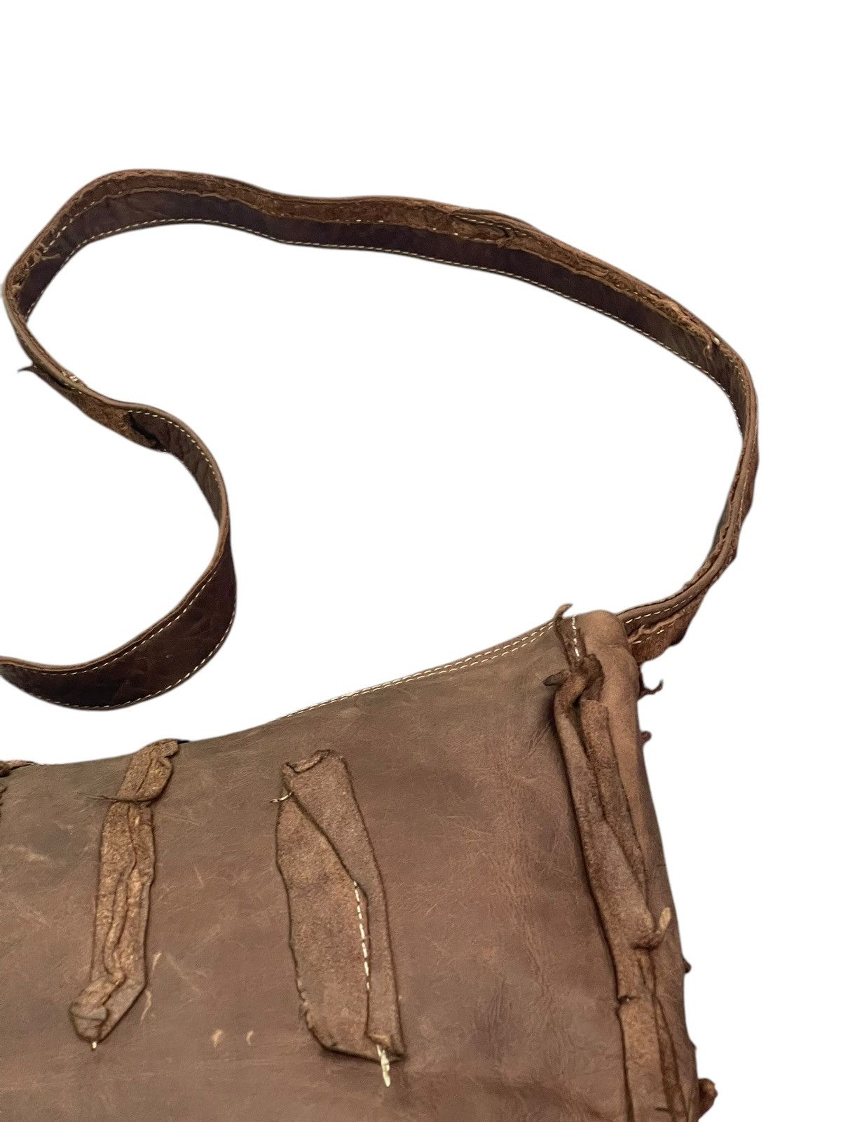 Genuine Leather New Full Leather Patchwork Sac.co Japan Cross Body Bag 1🟩3 Size ONE SIZE - 16 Thumbnail