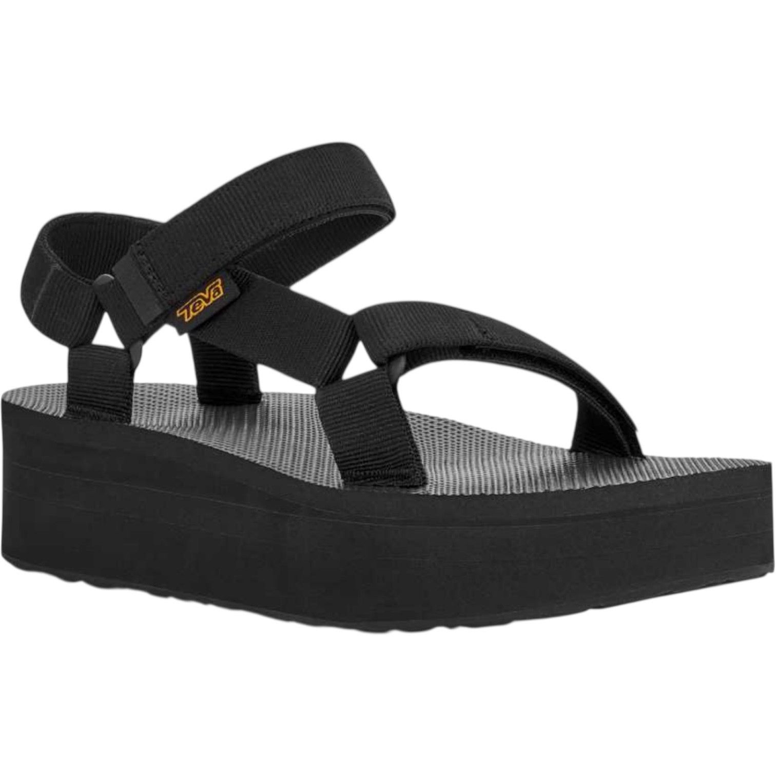 Teva Flatform Universal Sandals Platform Straps Black 7