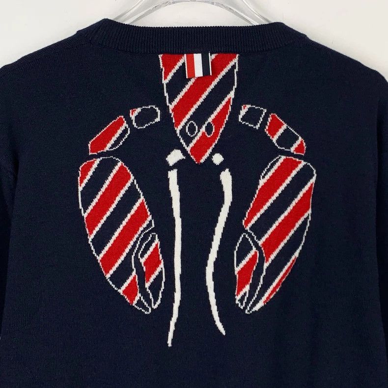 Thom Browne Thom Browne size2 Wool knitting sweater Size US M / EU 48-50 / 2 - 6 Thumbnail