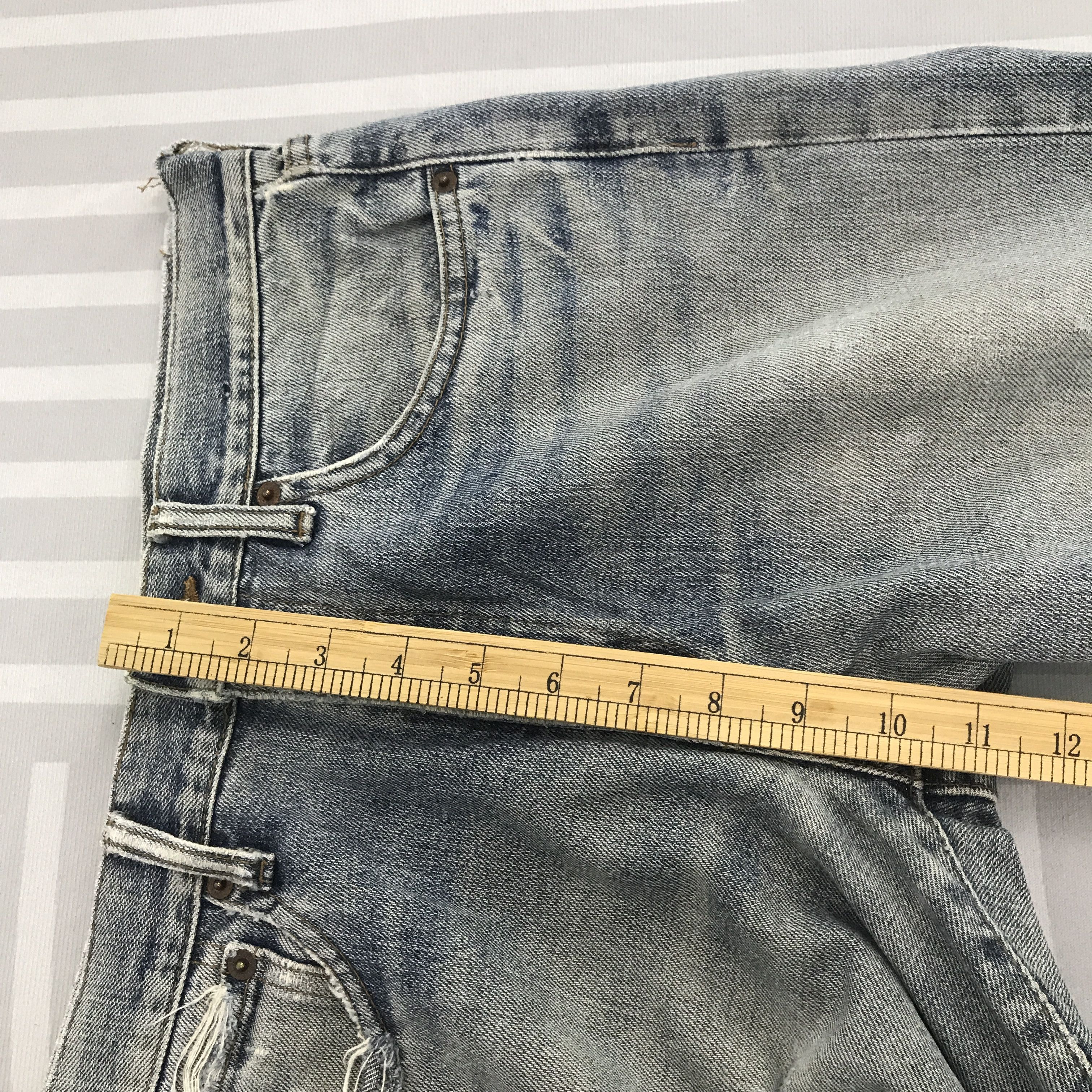 Japanese Brand × Vintage Vintage Japanese Brand Distressed jeans Size US 31 - 9 Thumbnail