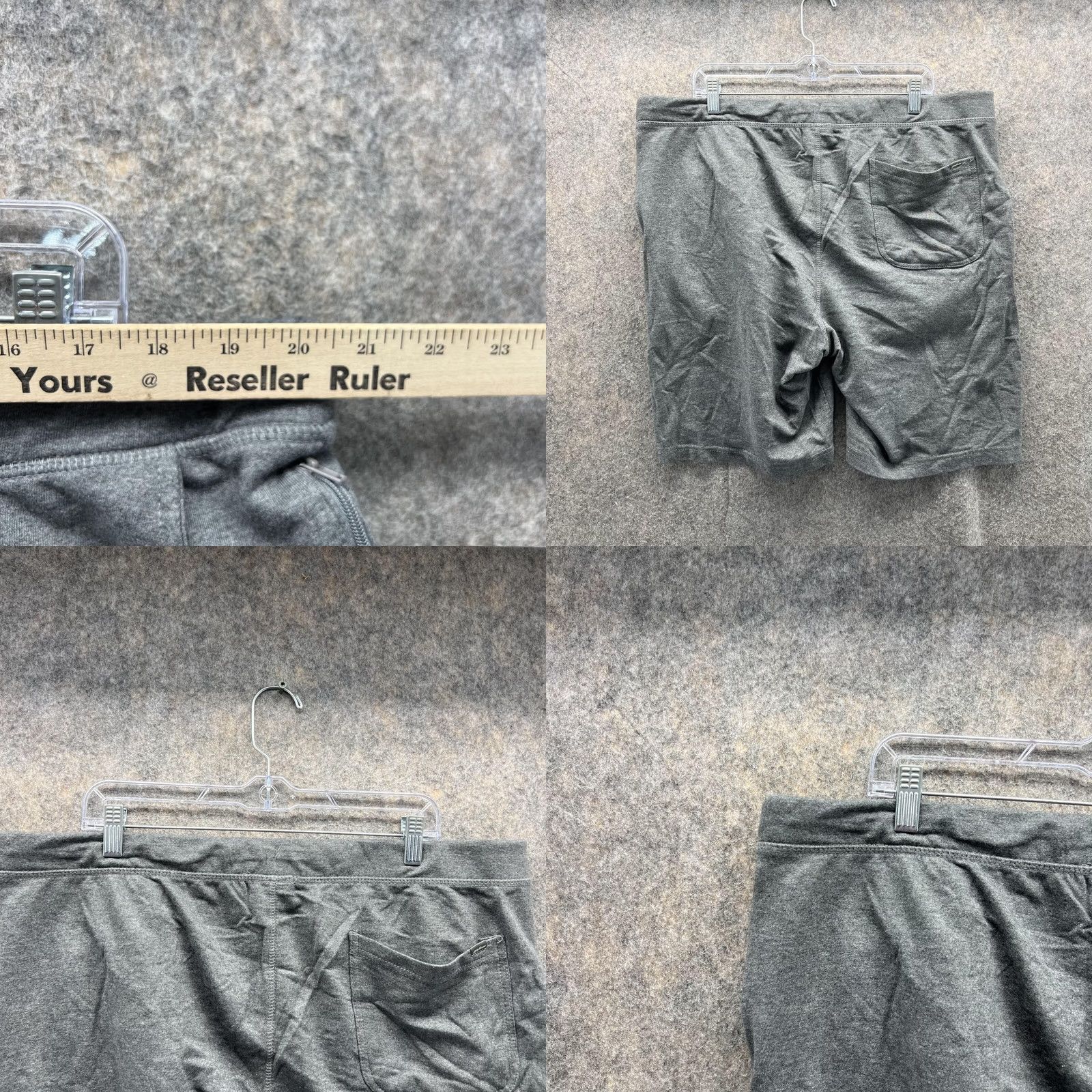 Eddie Bauer Eddie Bauer Shorts Men XL Gray Polyester Athletic Training Zip Drawstring Inseam 7 in Vintage No Regular Men’s XL Size US 36 / EU 52 - 8 Thumbnail